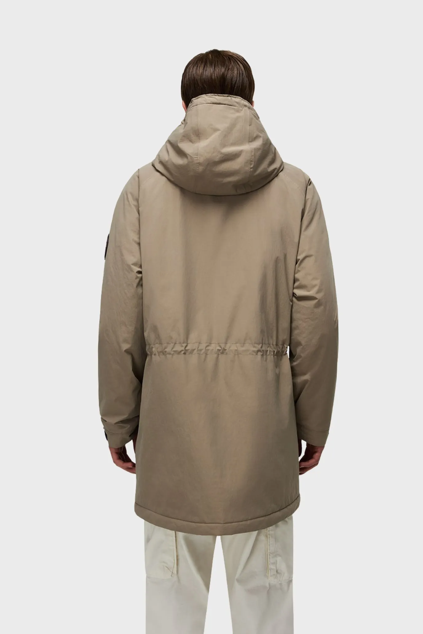 Мужская бежевая куртка 2