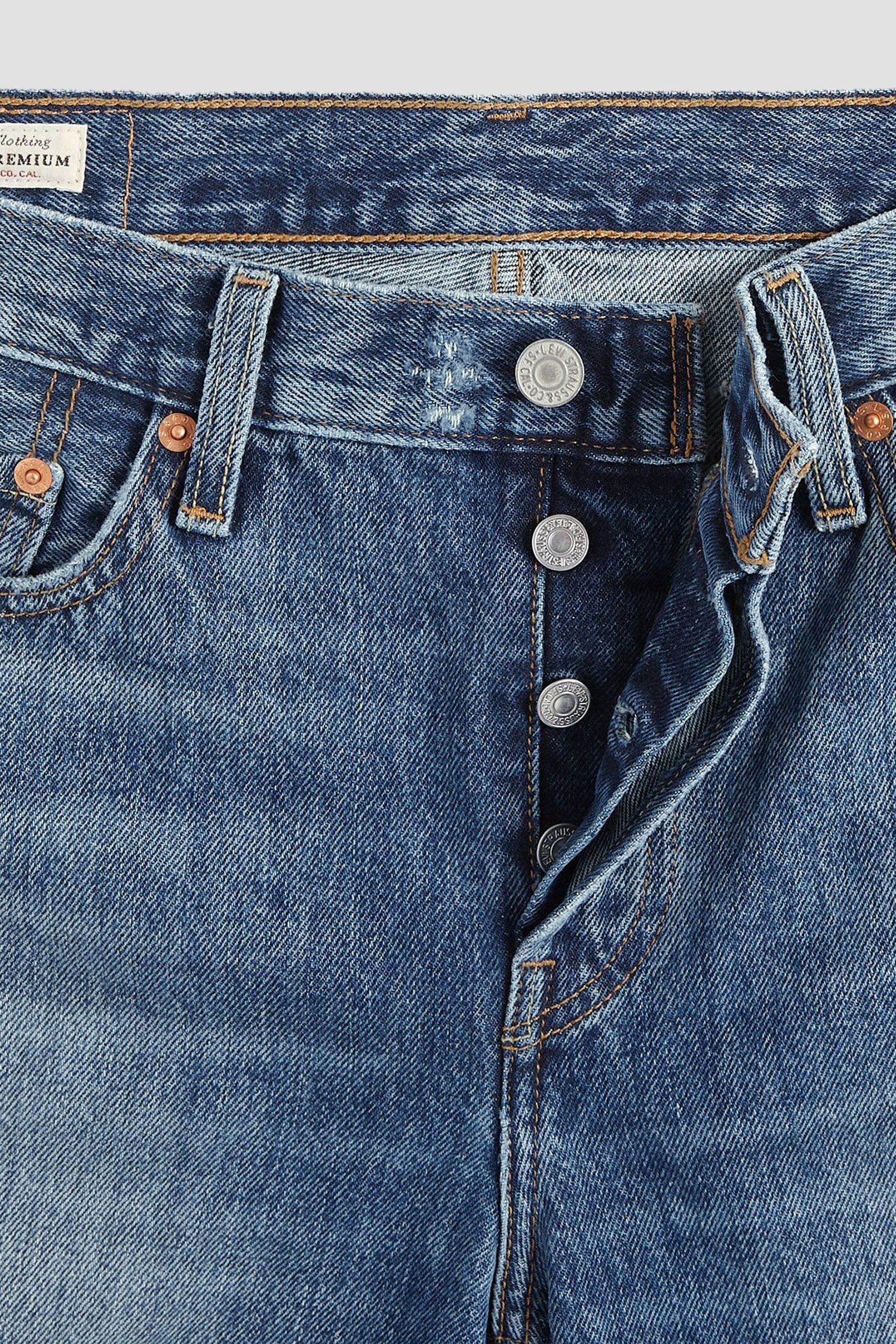 Женские синие джинсовые шорты 501® 90's 7