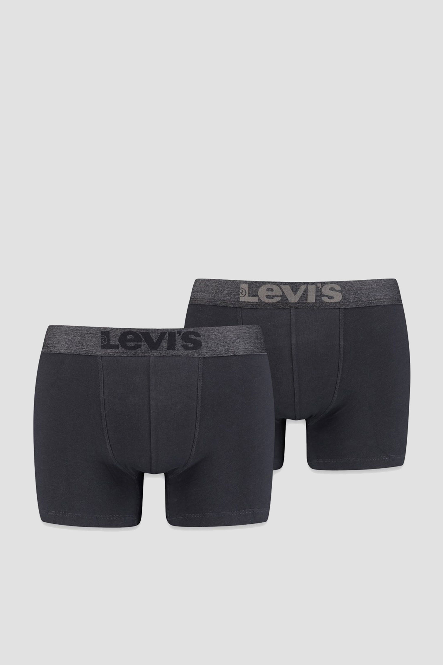 Мужские черные боксеры (2 шт) 1