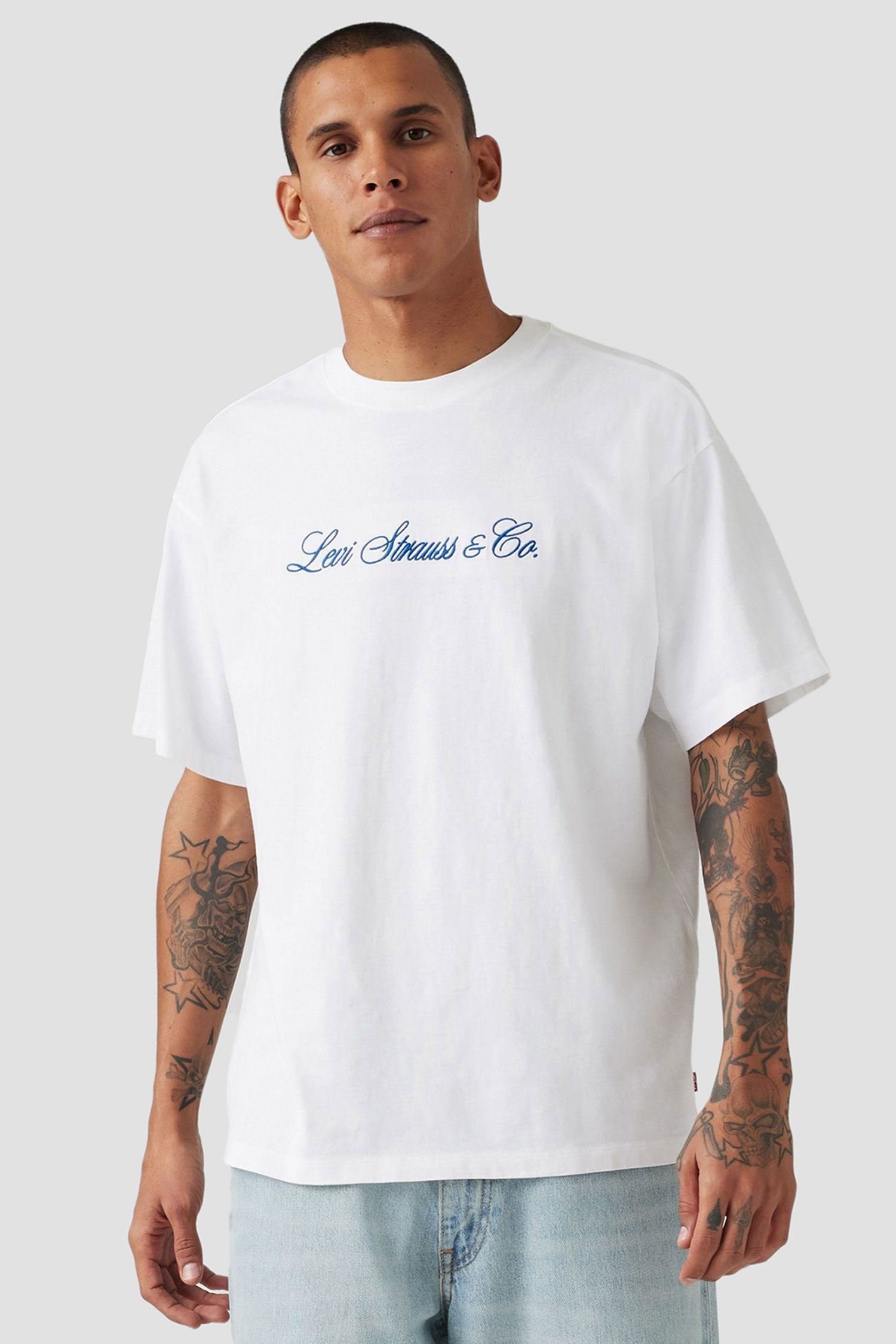 Мужская белая футболка 1