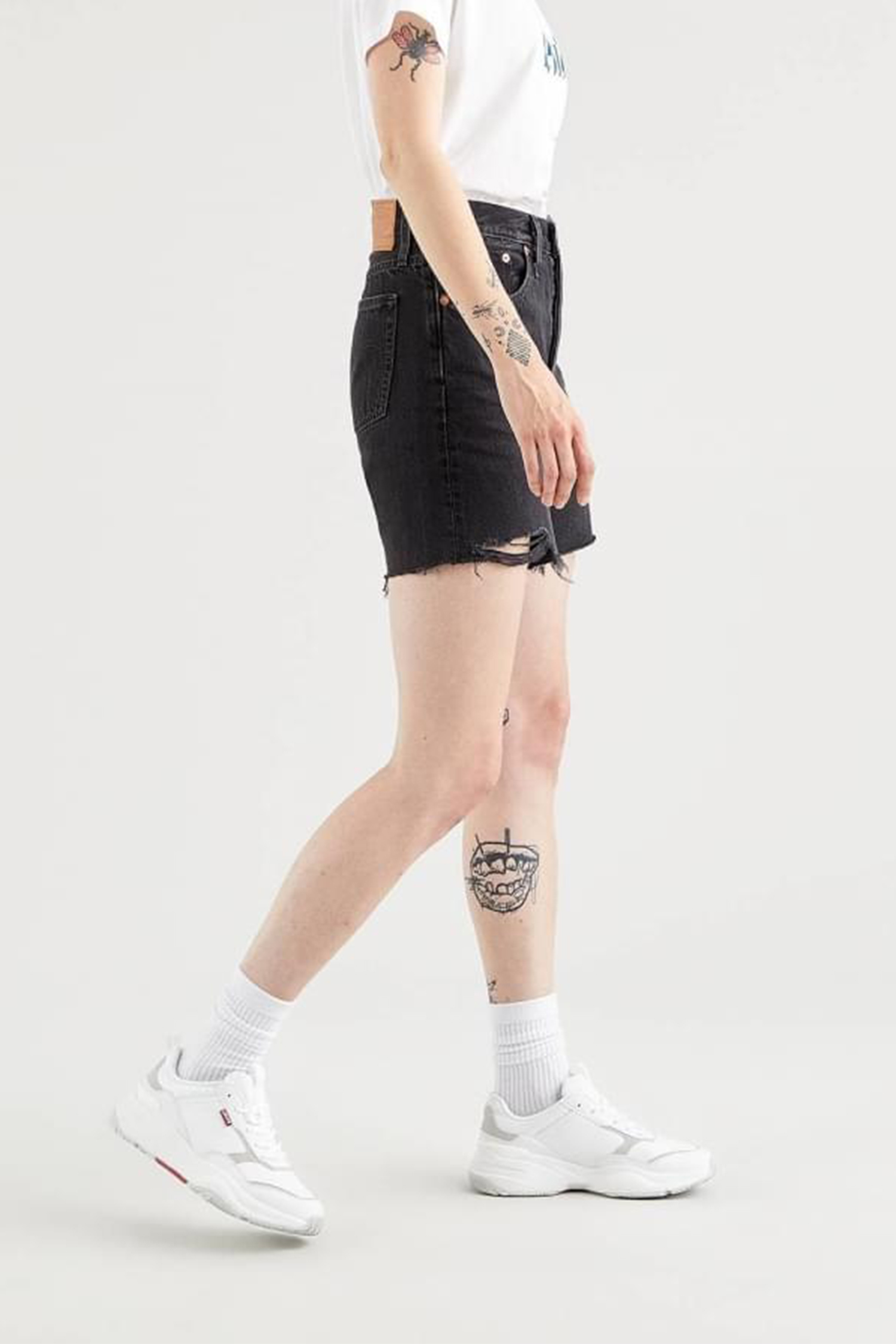 Женские черные джинсовые шорты 501®Levi's Женские черные джинсовые шорты 501® 5