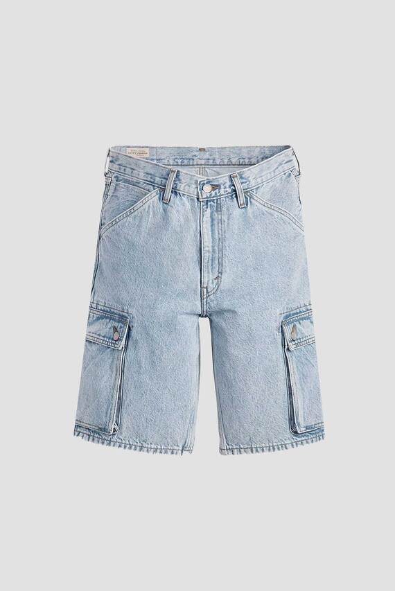 Мужские голубые джинсовые шорты 478™ Baggy Cargo