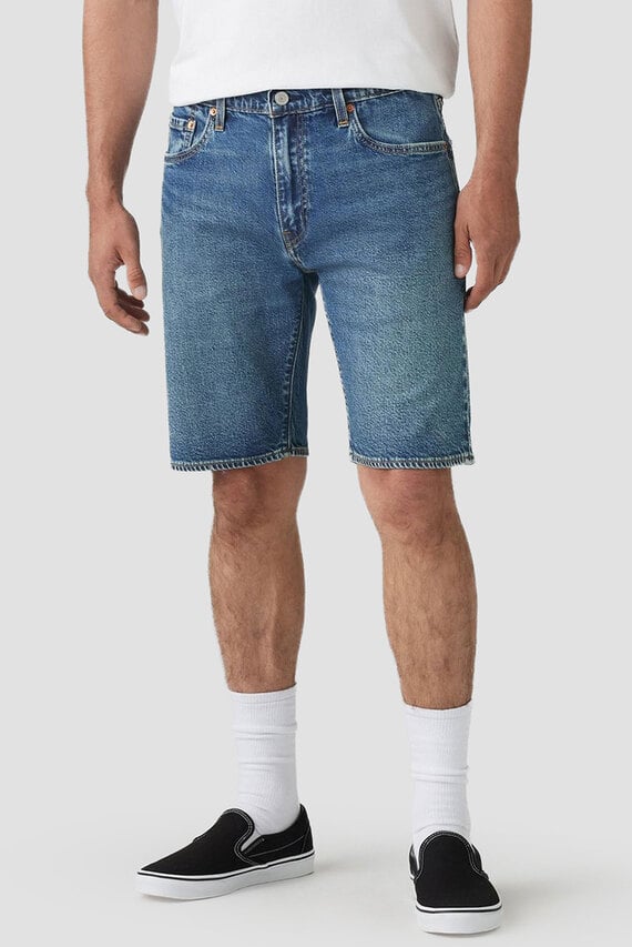 Мужские синие джинсовые шорты Levi's