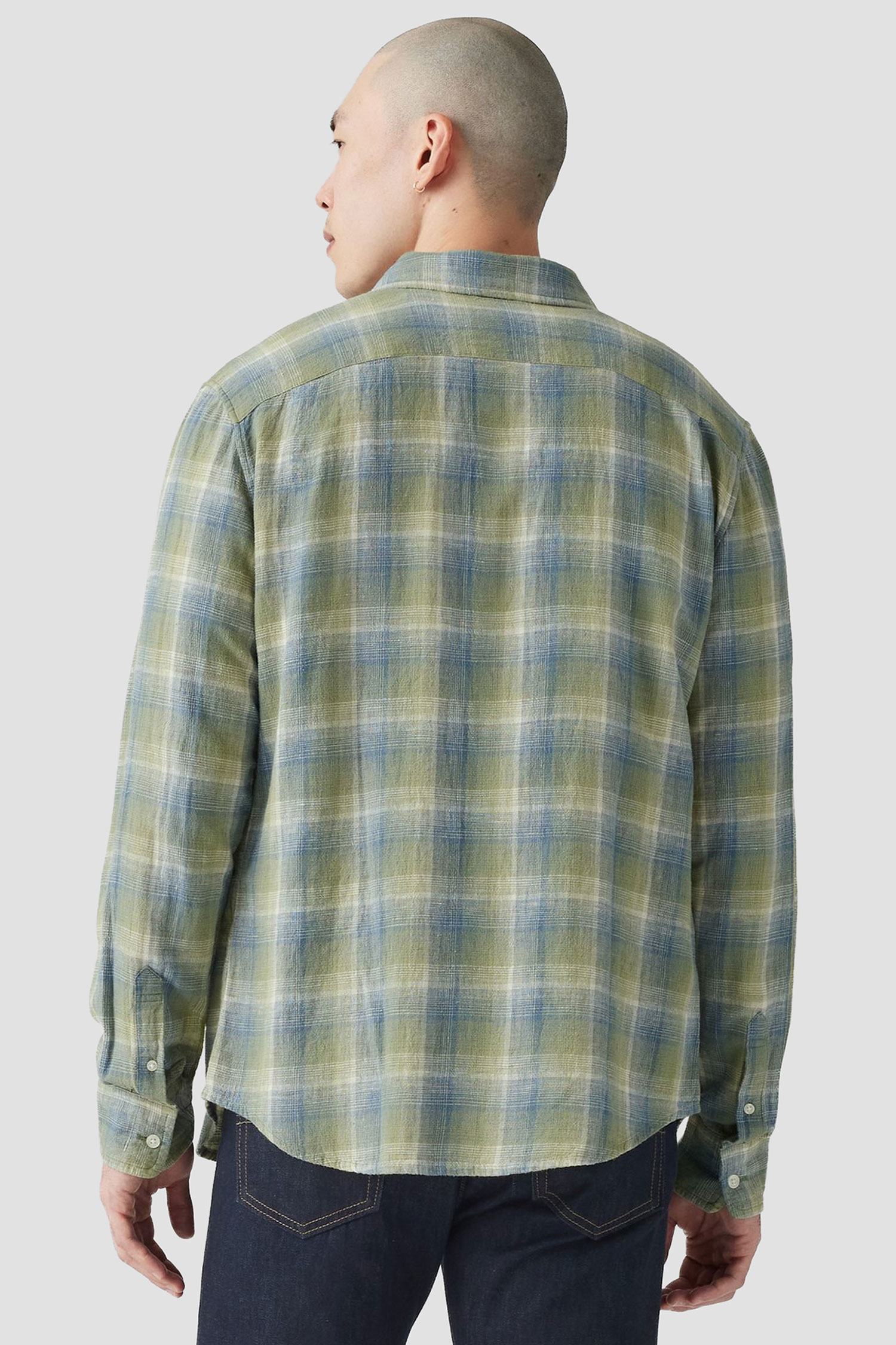 Мужская рубашка в клетку 3