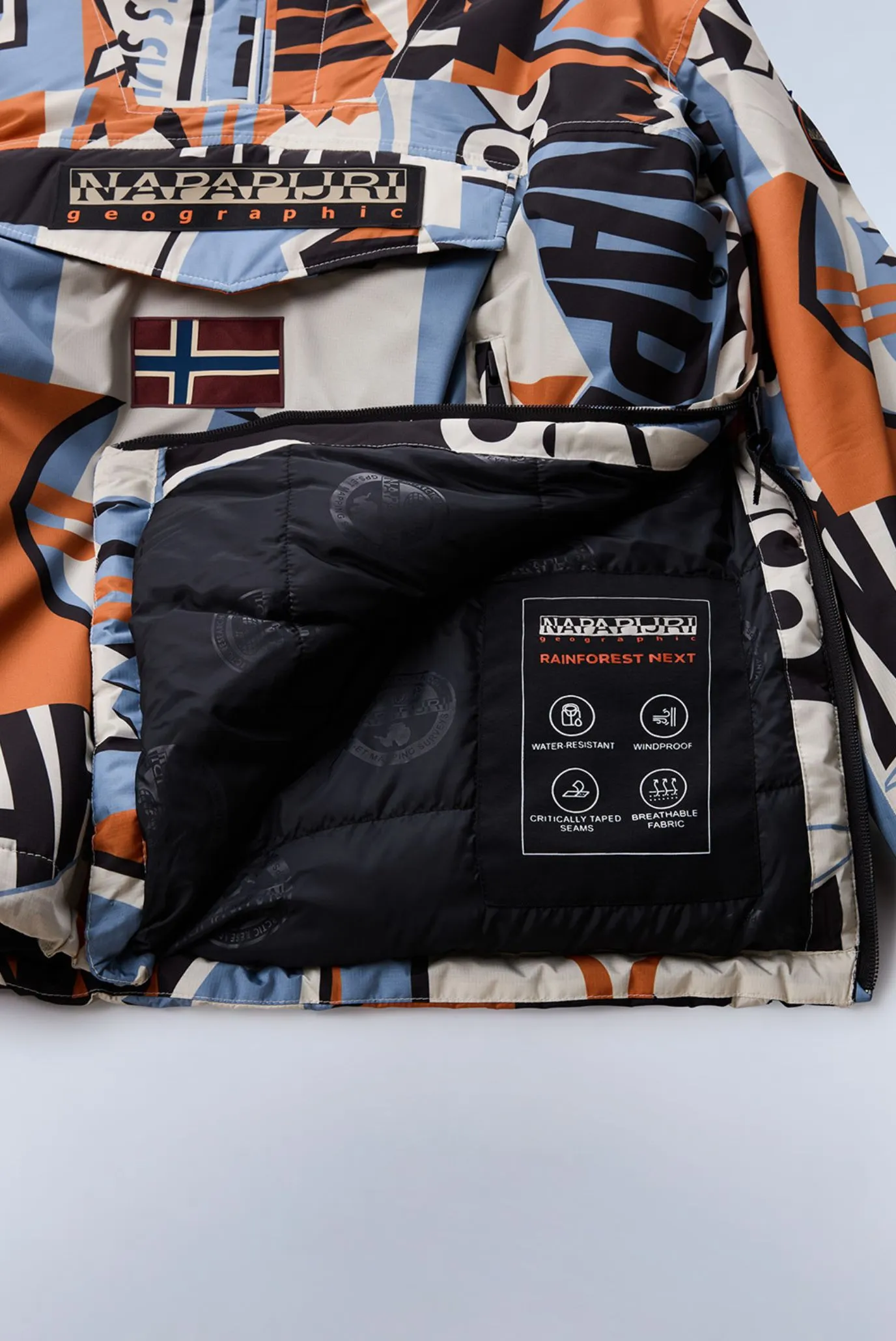 Мужской разноцветный анорак 7