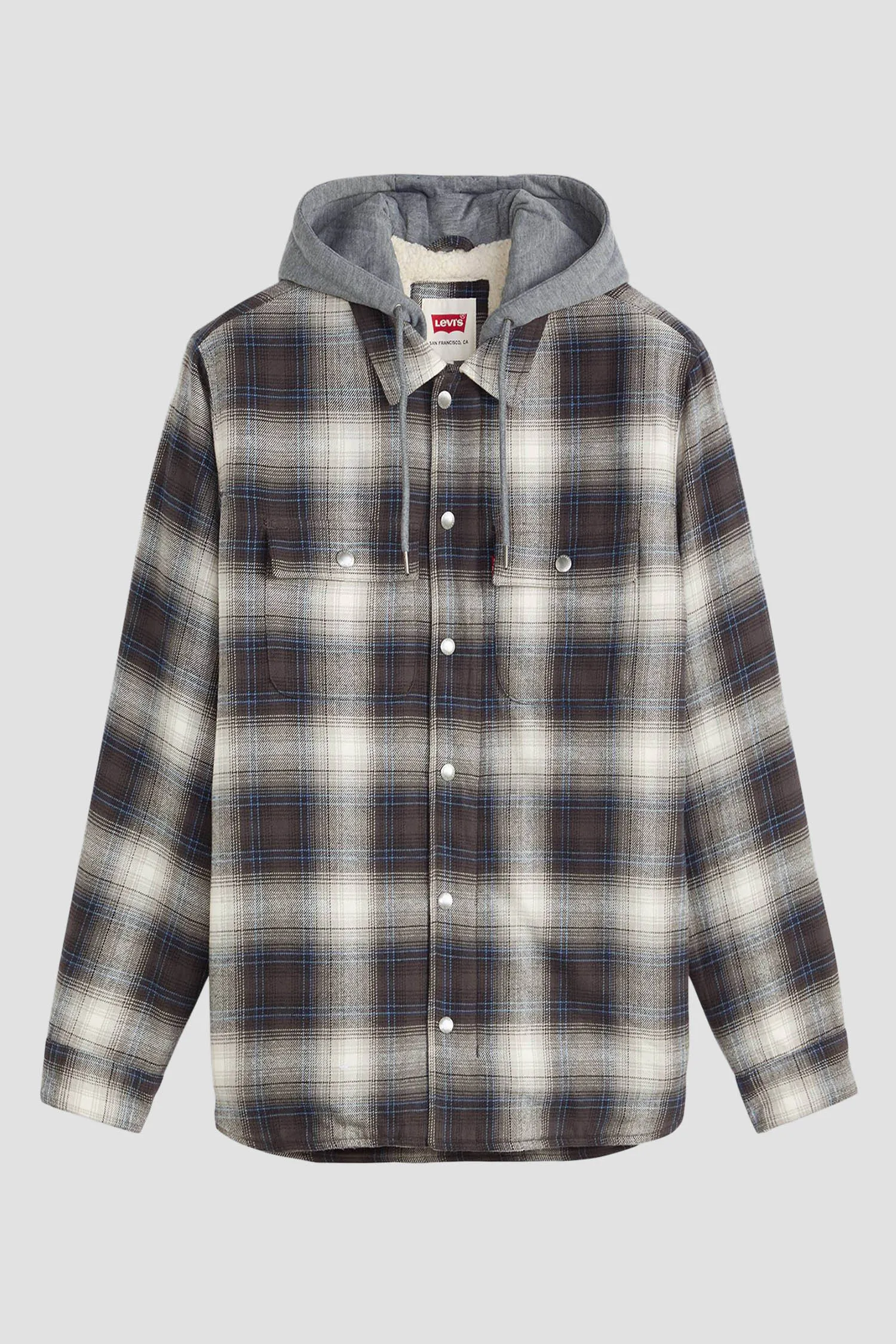 Мужская рубашка-пальто в клетку 2