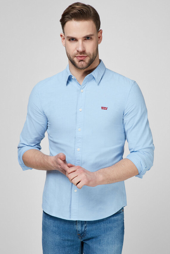 Мужская голубая рубашка Levi's
