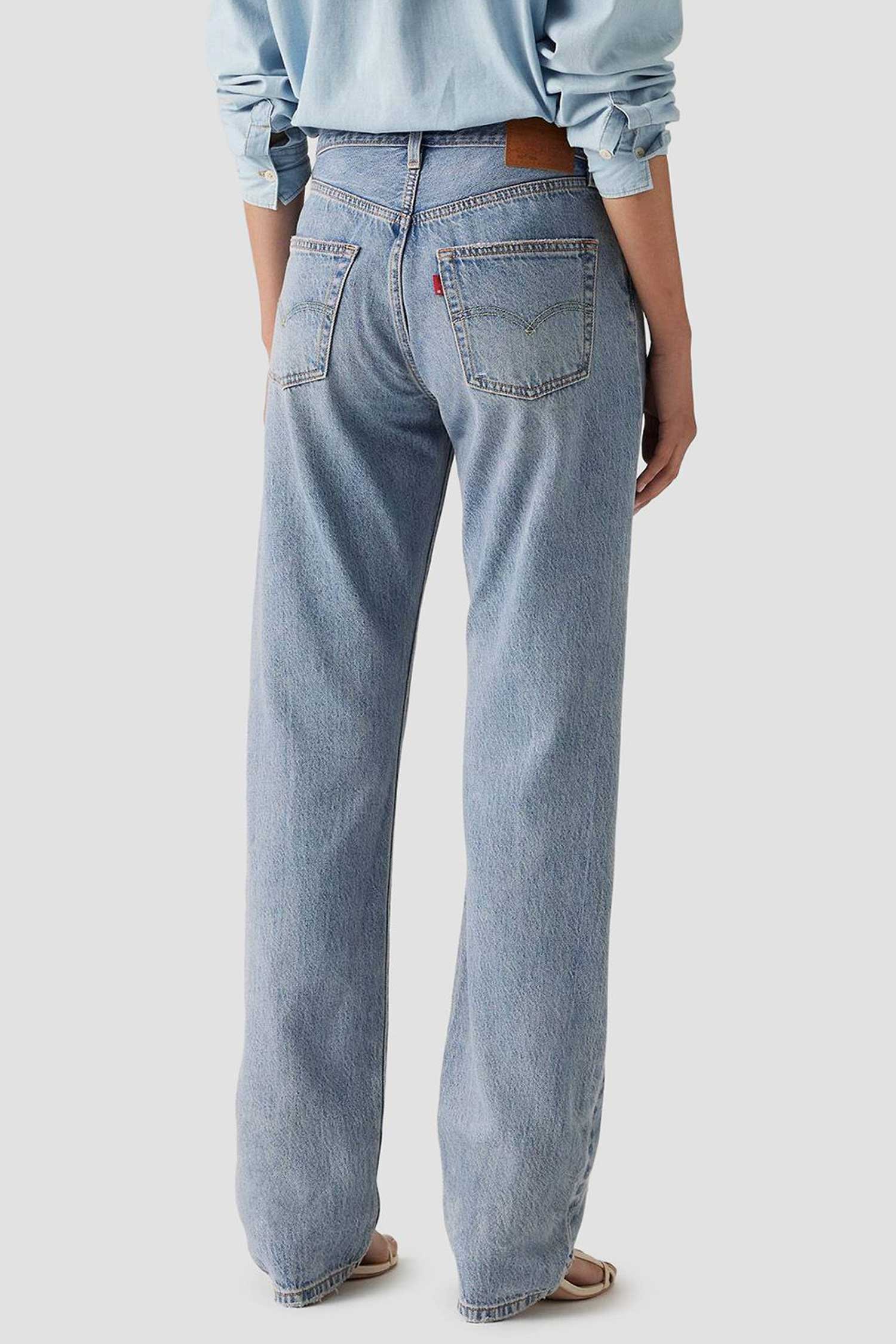 Женские голубые джинсы 501®'90S Straight 3