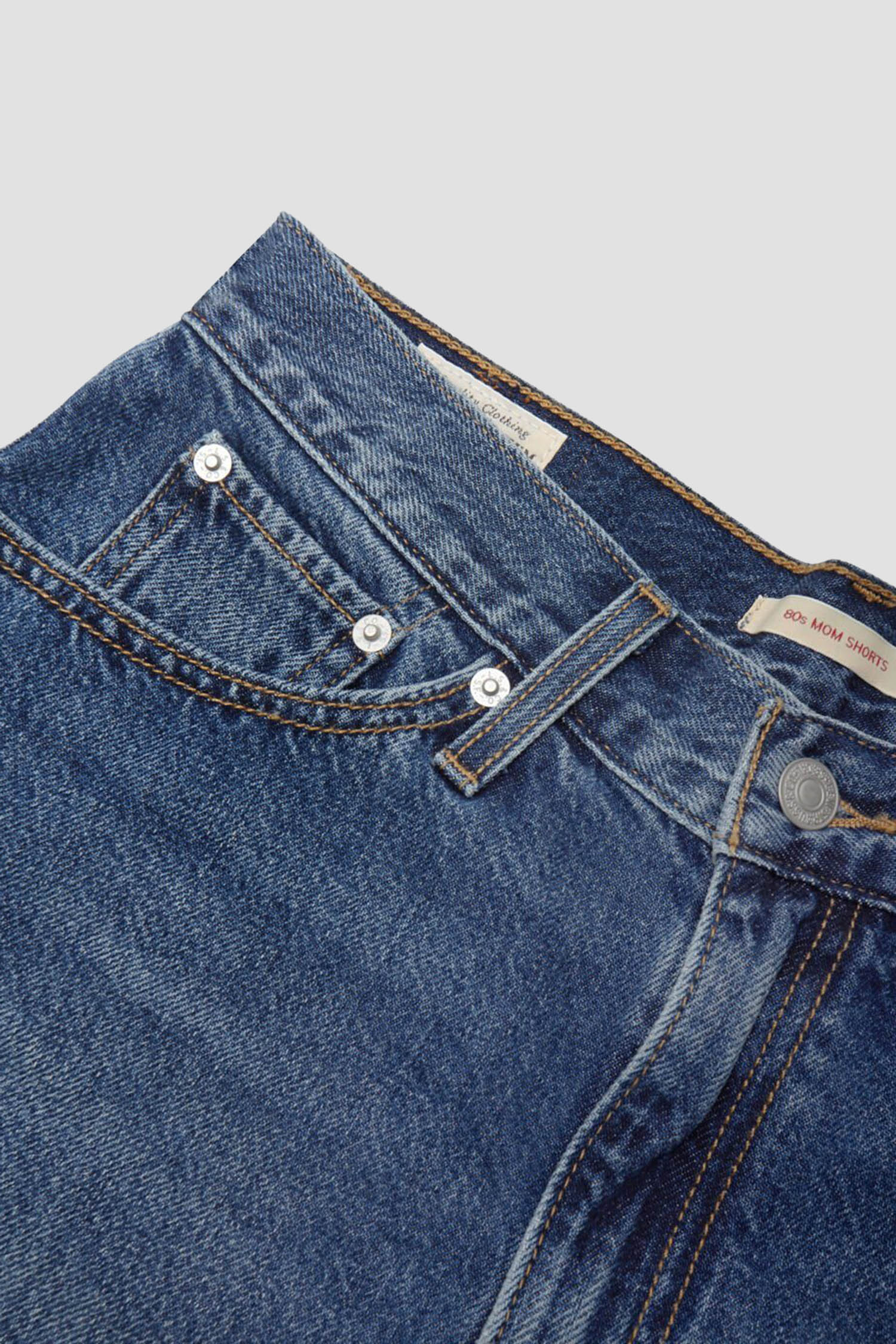 Женские синие джинсовые шорты 80's Mom 7