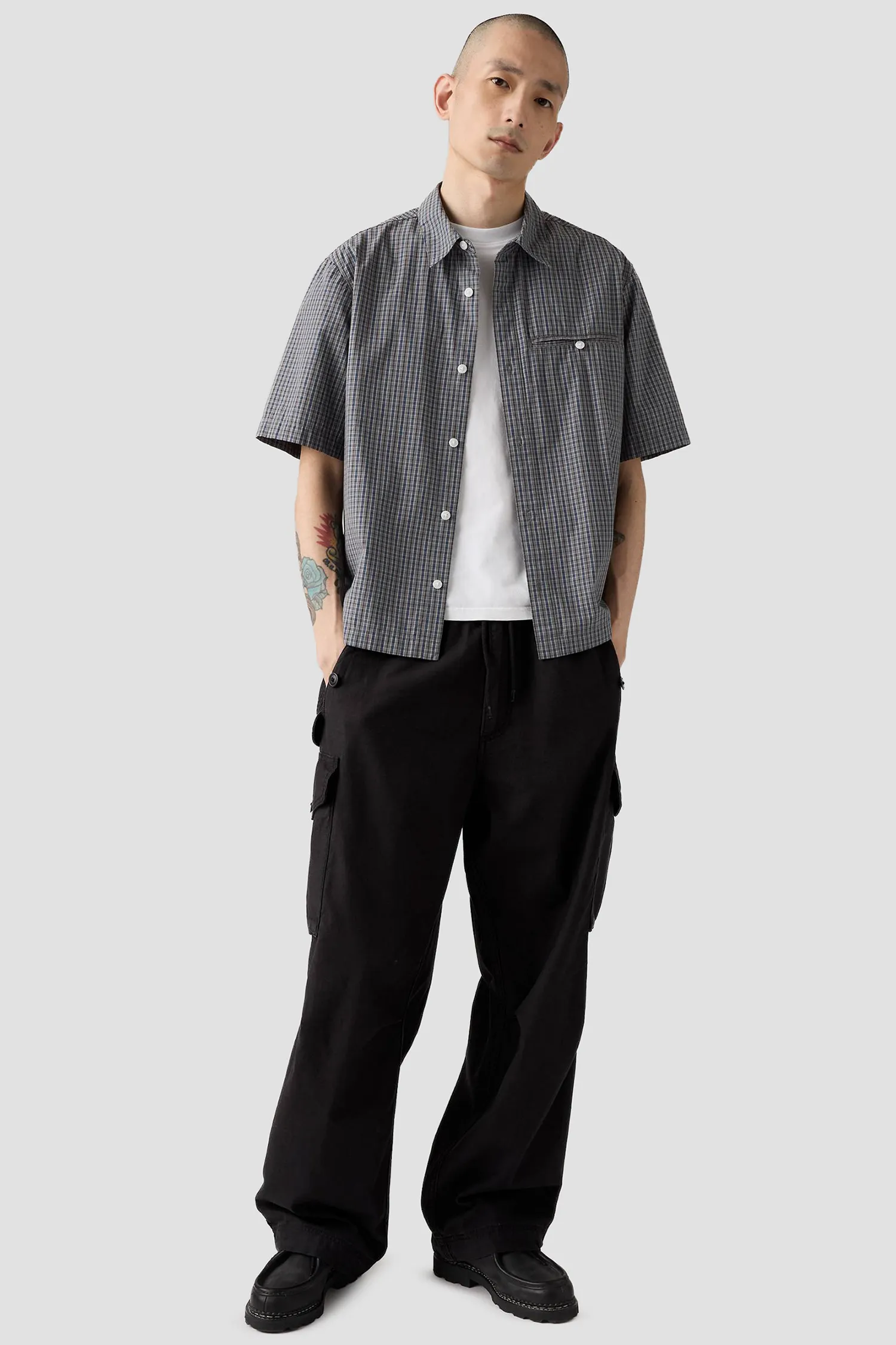 Мужские черные карго 5