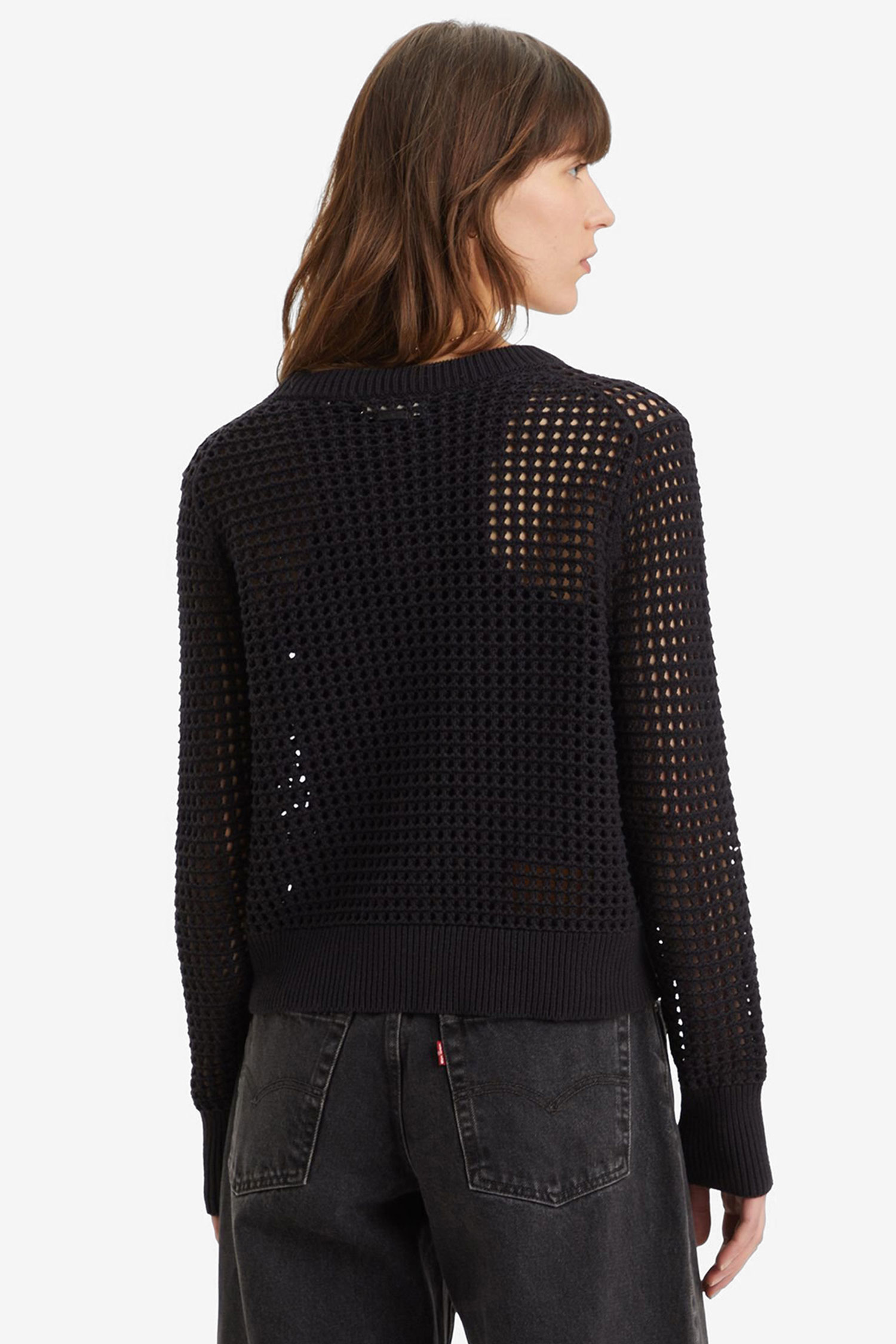 Женский черный джемпер 3