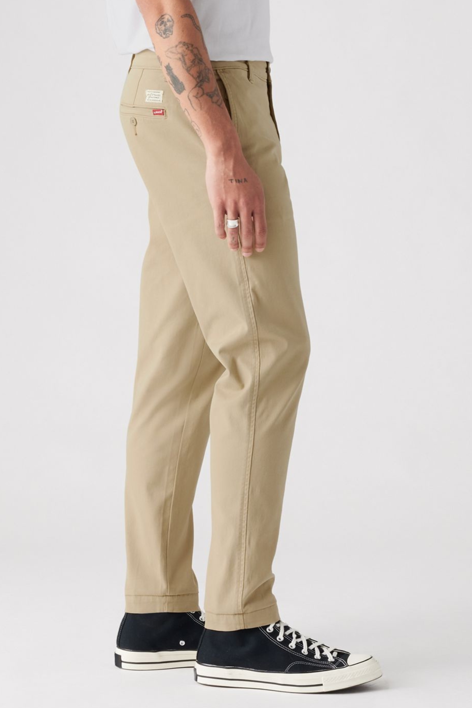 Мужские бежевые чиносыLevi's Мужские бежевые чиносы 4