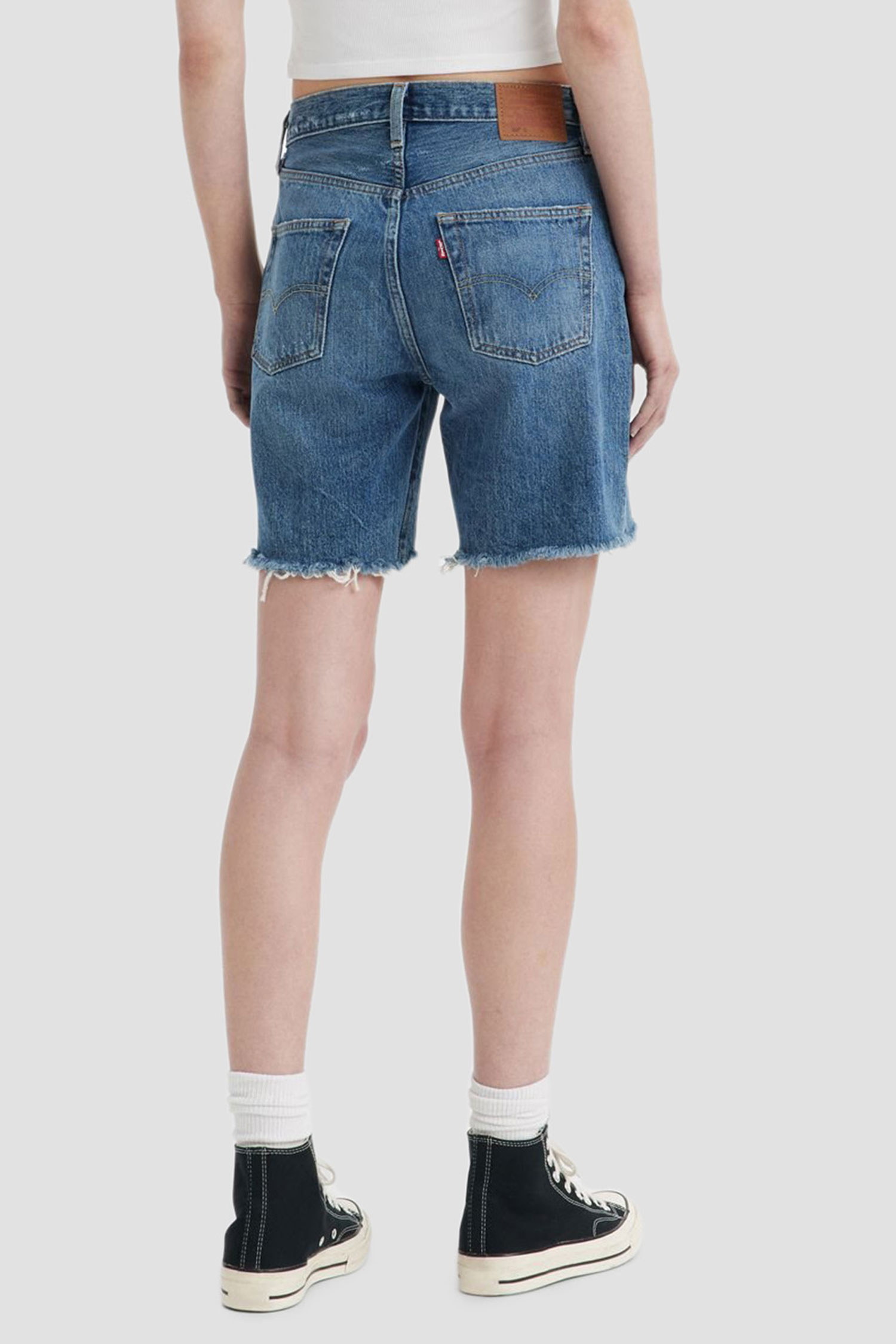 Женские синие джинсовые шорты 501® 90's 3