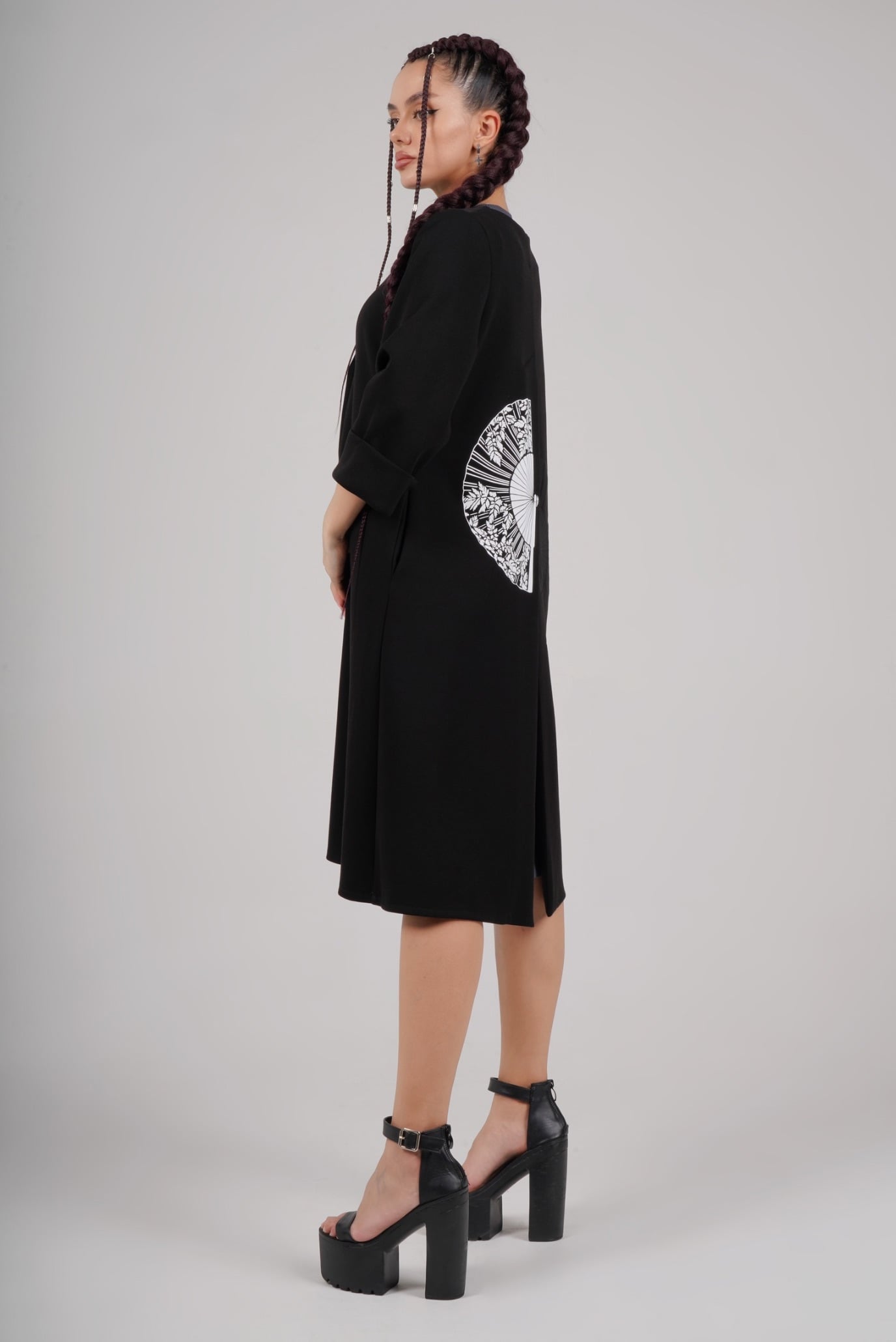 Пиджак с высокой шлицей LUX BLACK ONYX 2