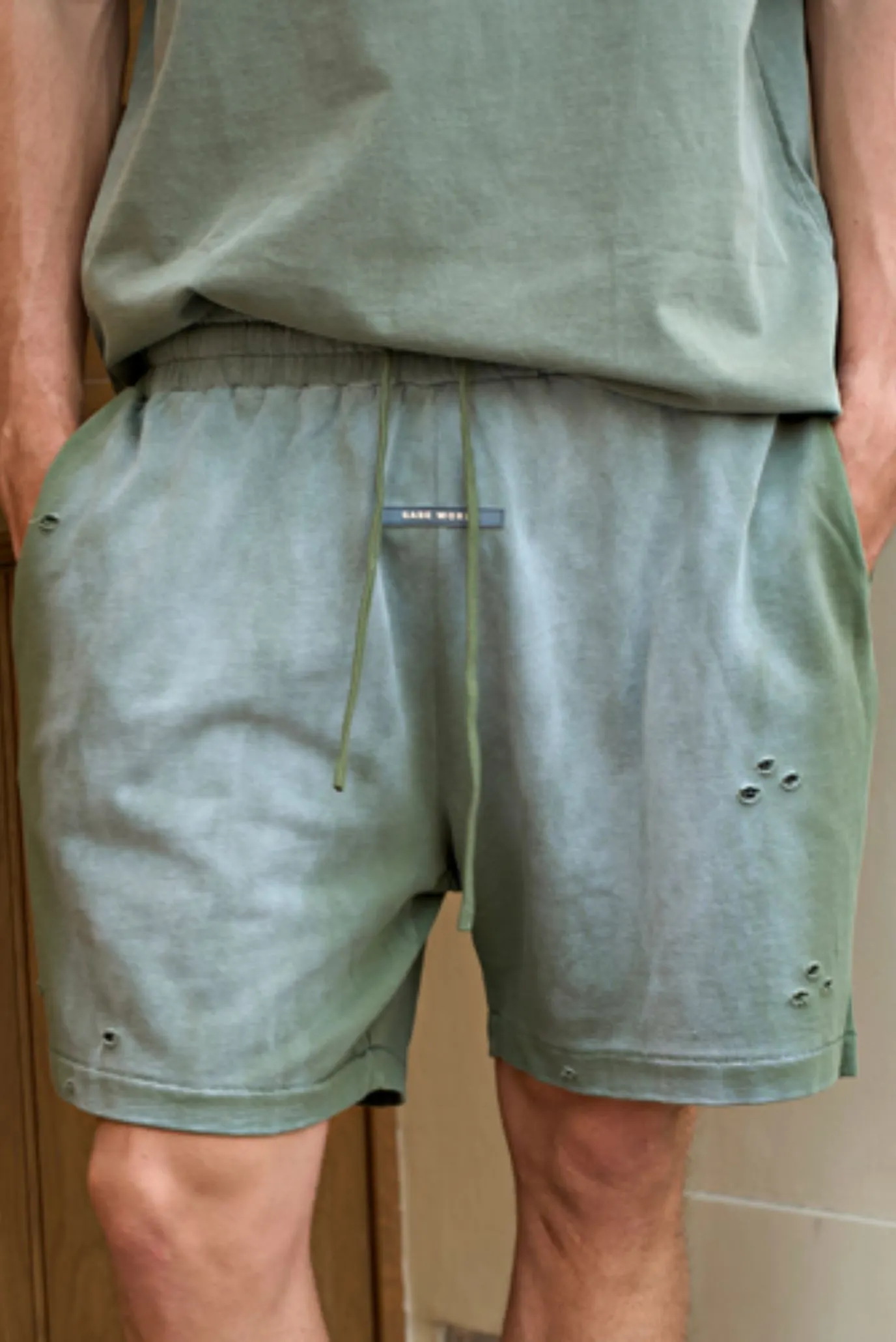 Шорты Sabe Shorts Washed Green 1
