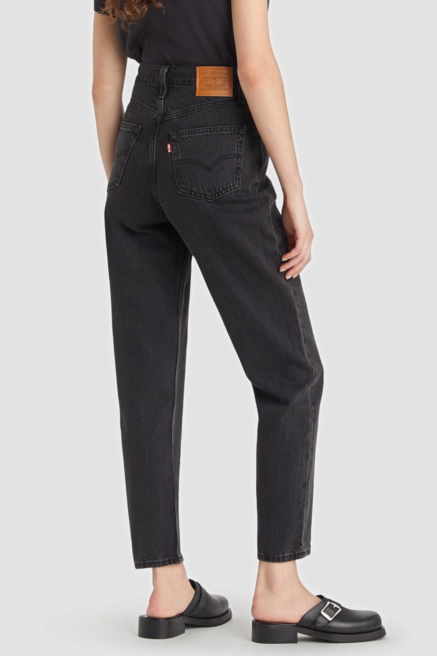 Женские черные джинсы '80s Mom 3