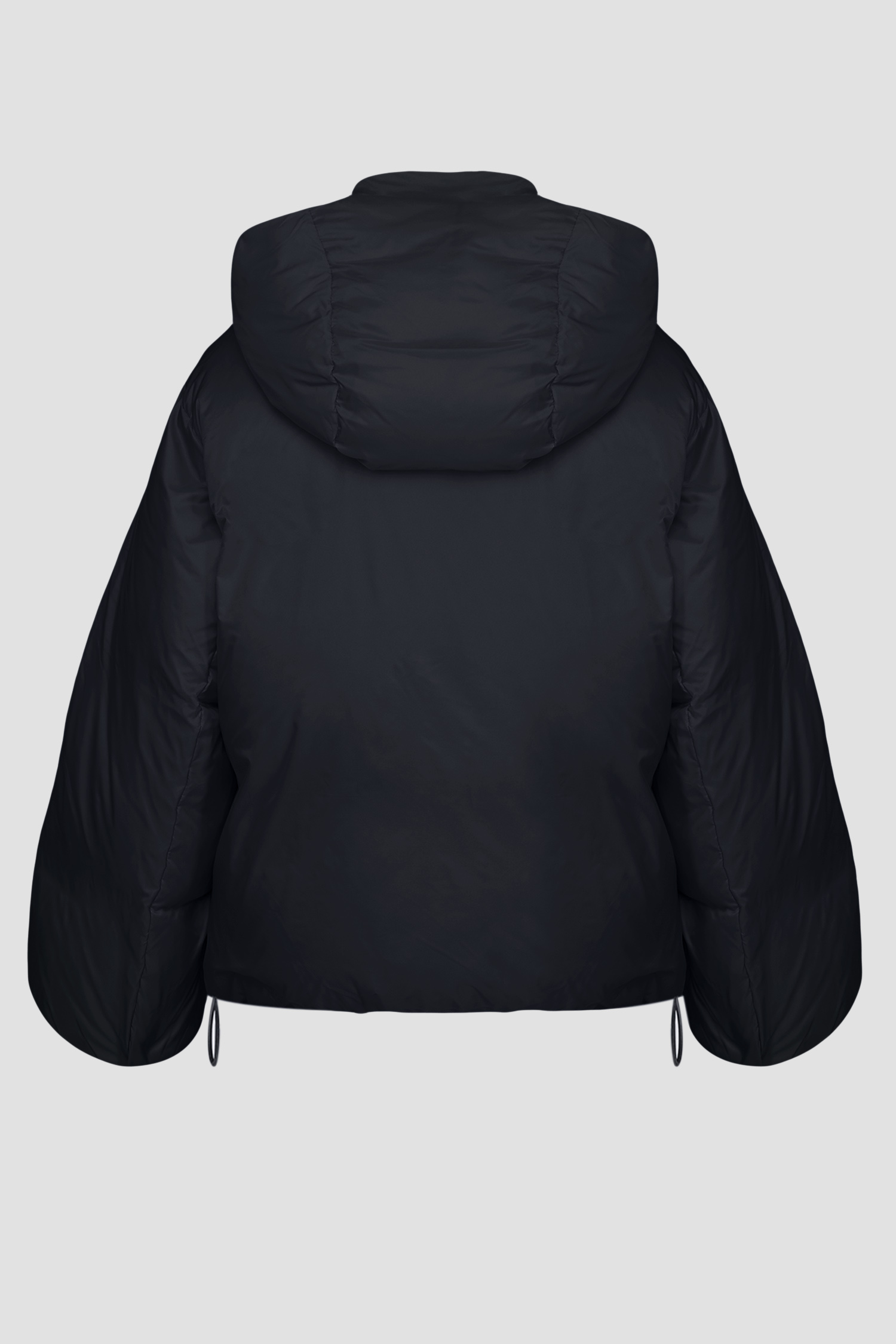 Женский черный пуховик 4