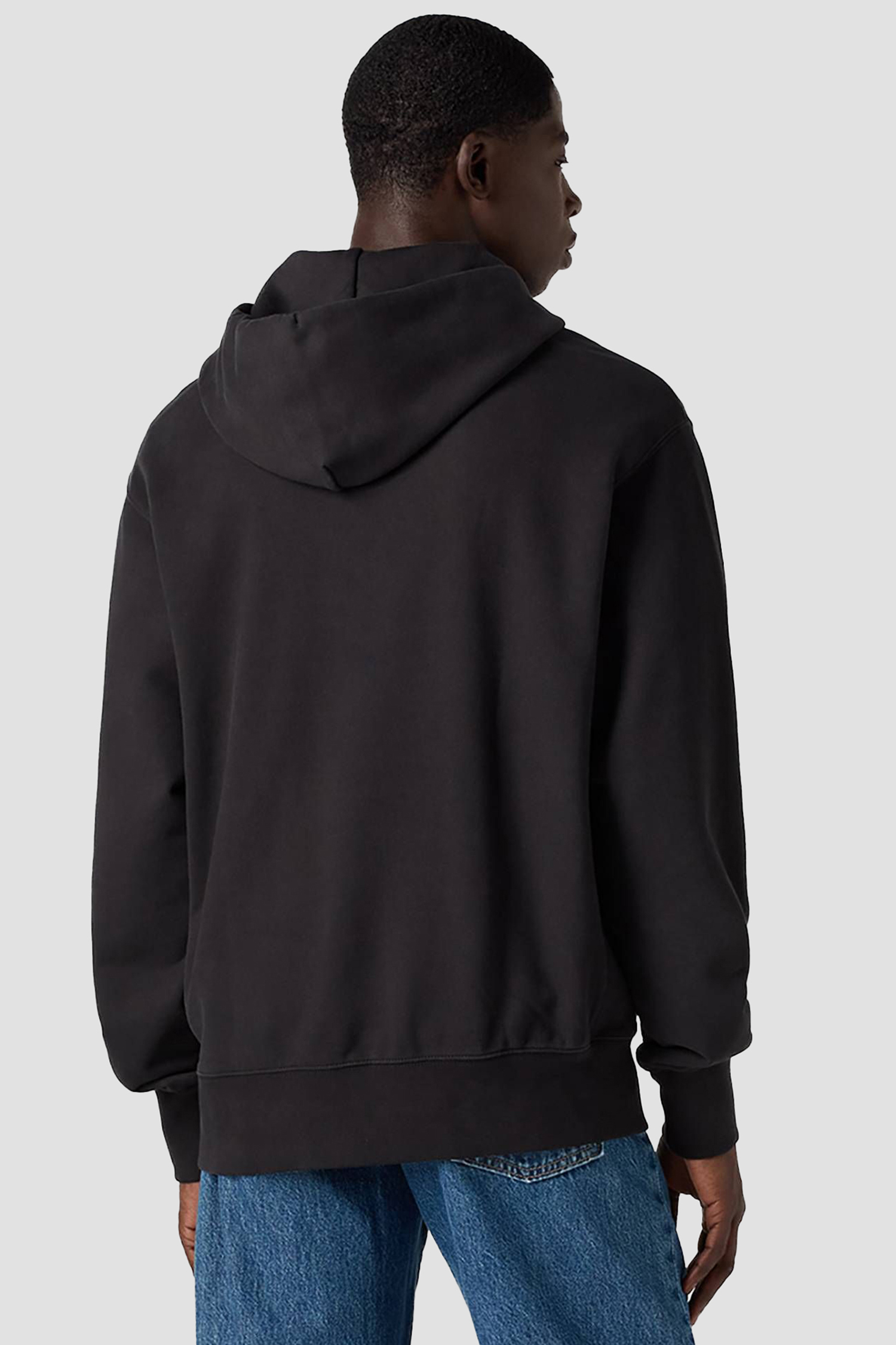 Мужское черное худи 2