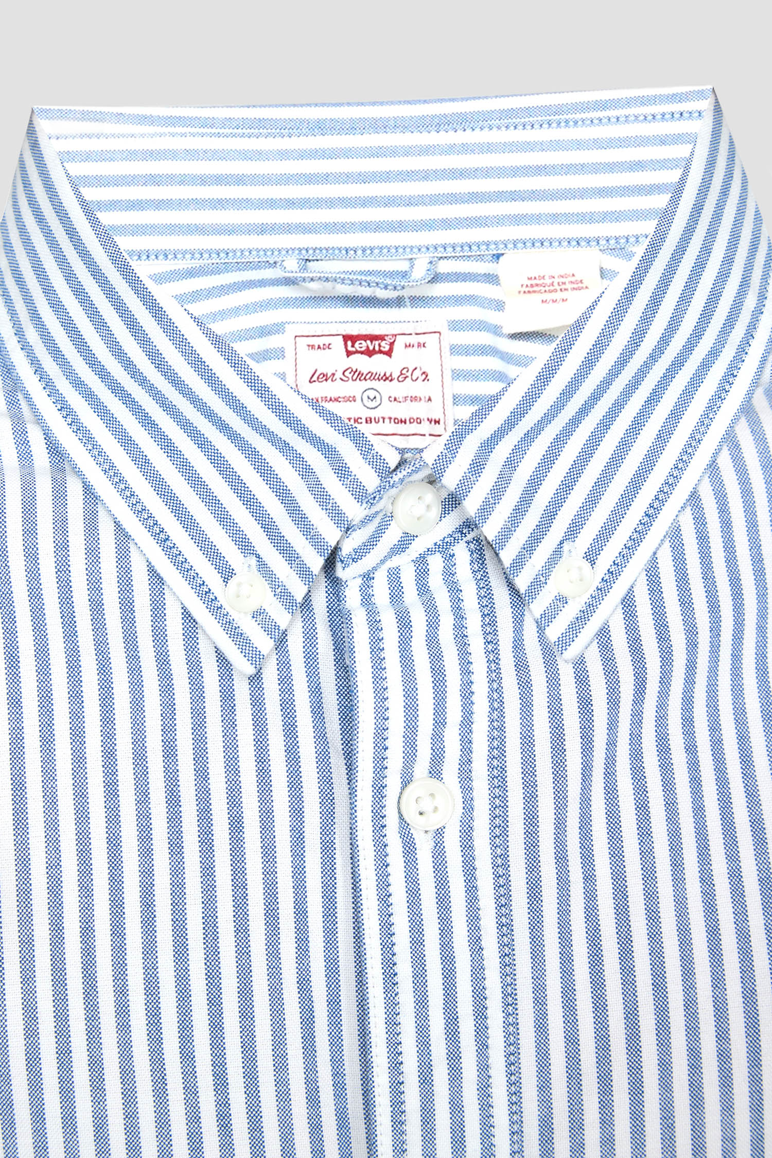 Мужская рубашка в полоску 7