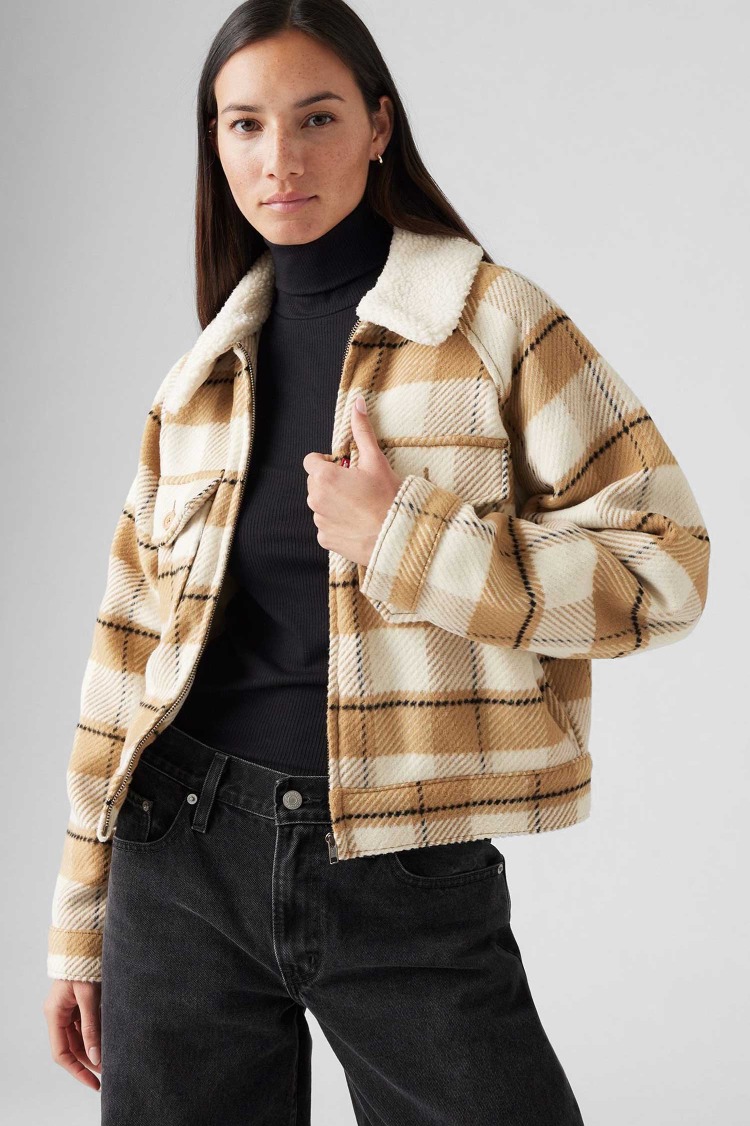 Женская куртка в клеткуLevi's Женская куртка в клетку 4