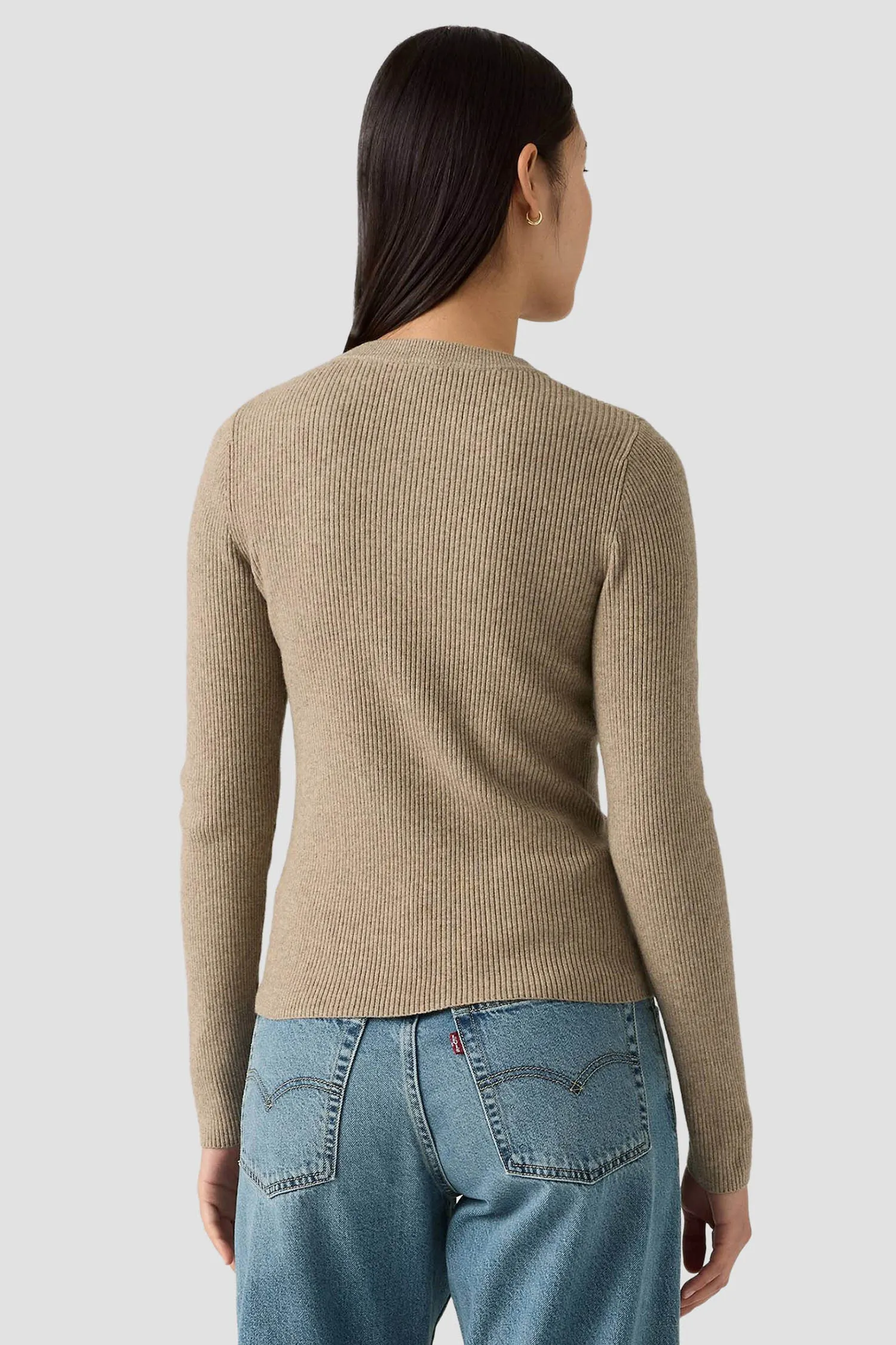 Женский бежевый джемпер 3