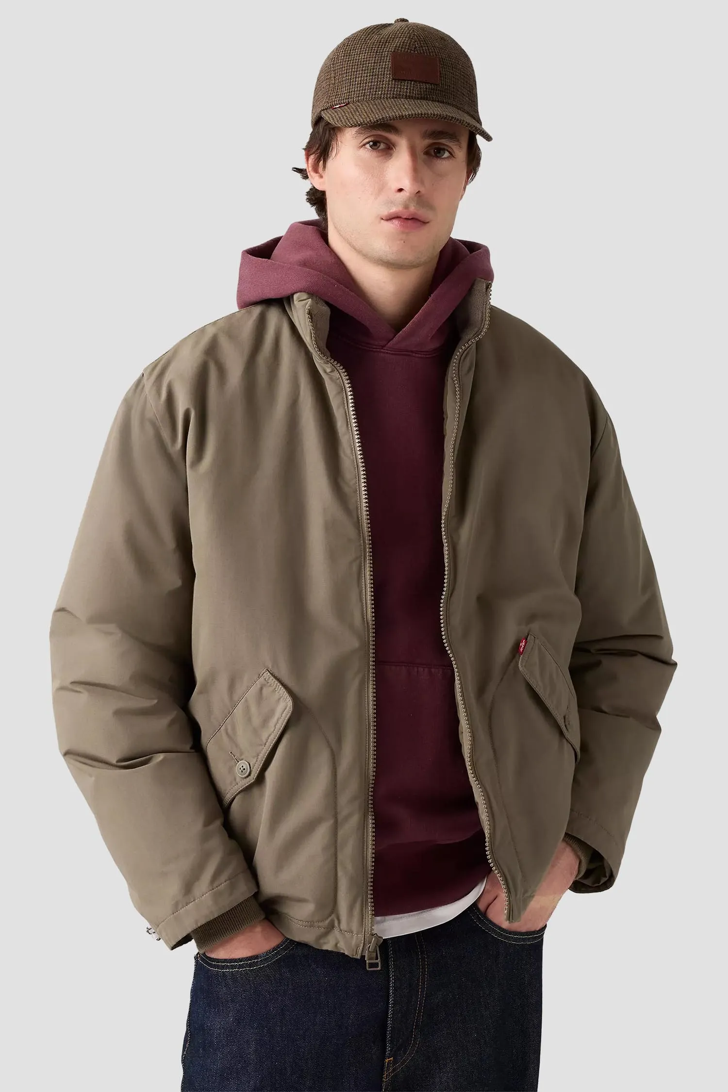 Мужская коричневая куртка 4