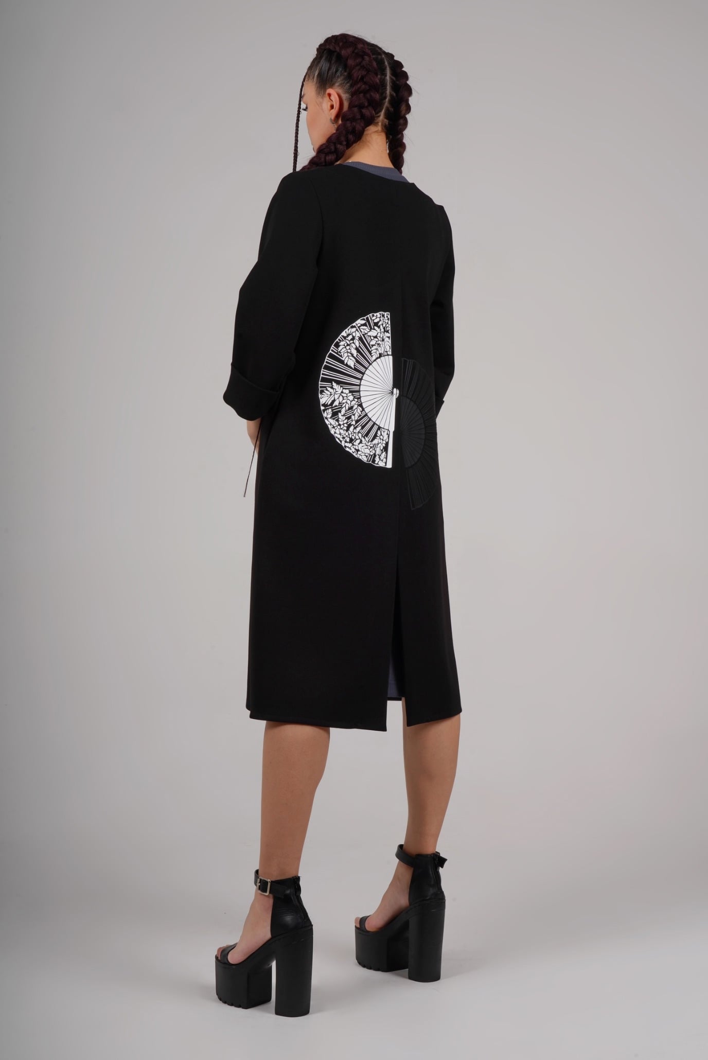 Пиджак с высокой шлицей LUX BLACK ONYX 3