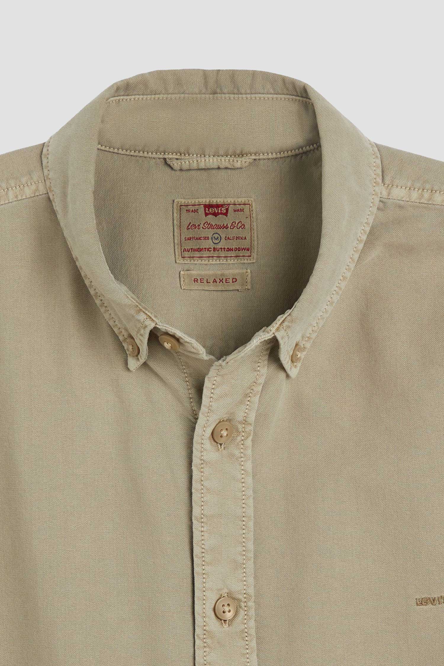 Мужская бежевая рубашка 6