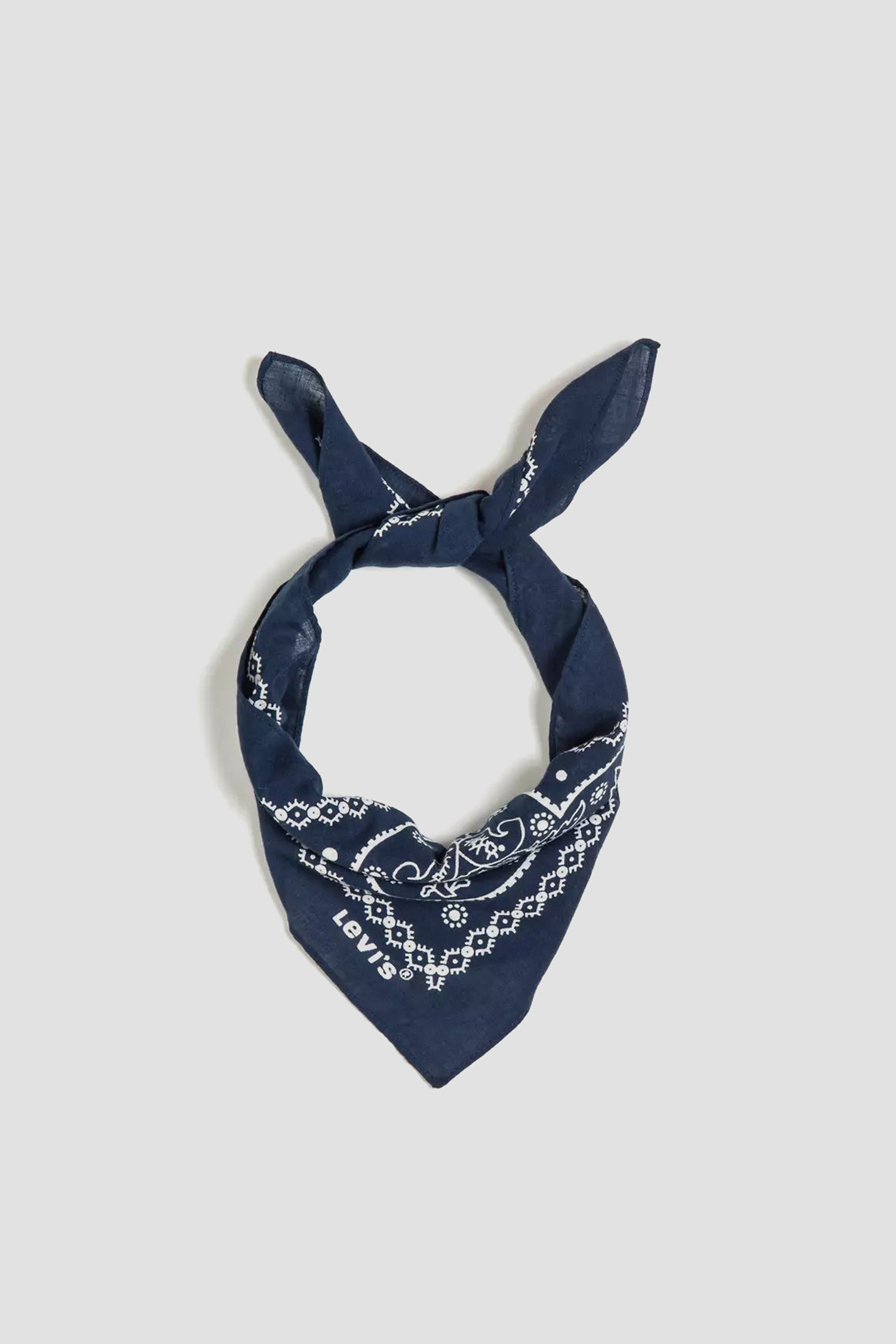 Синяя бандана с узором 5