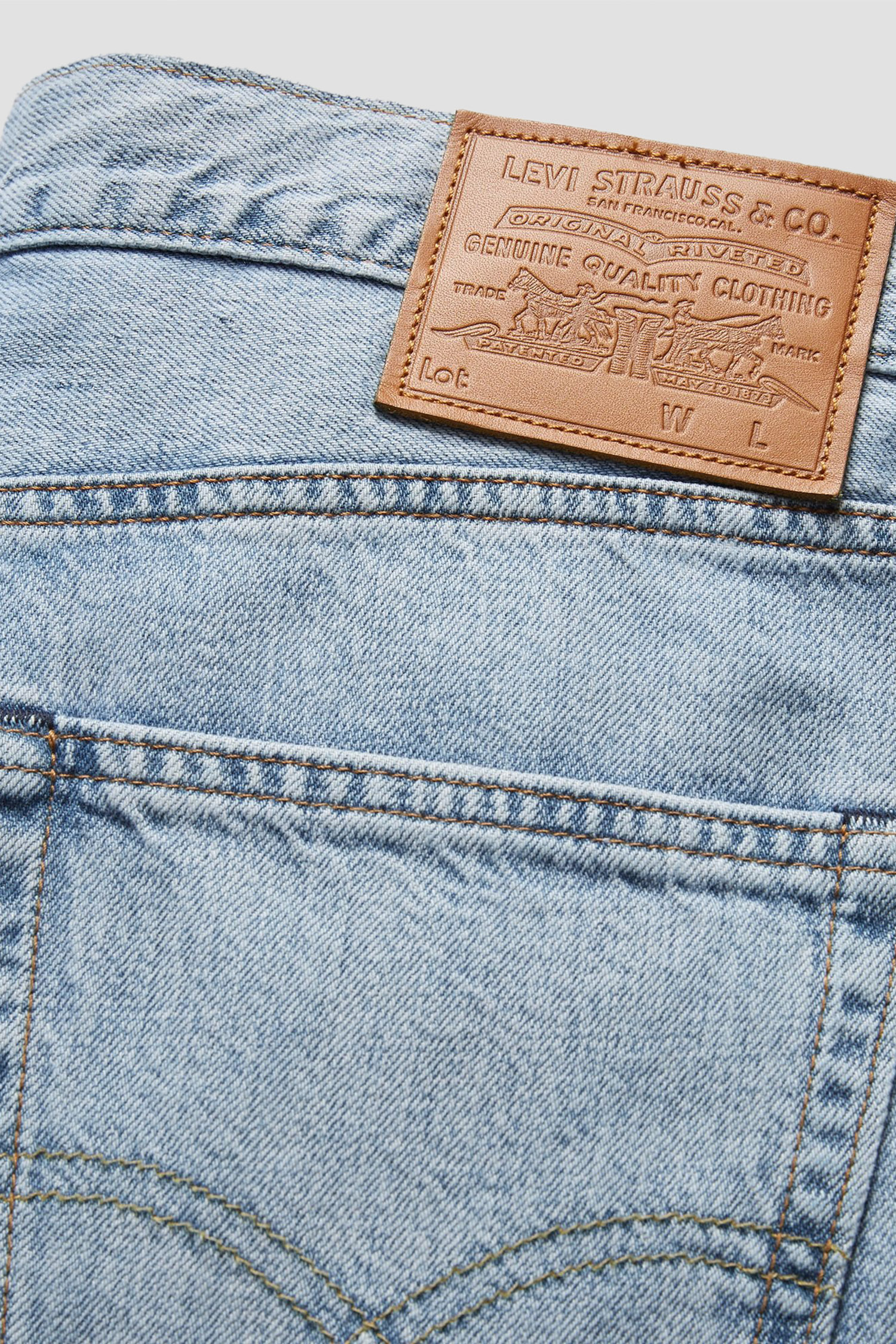 Мужские голубые джинсы 568® Loose Straight 5