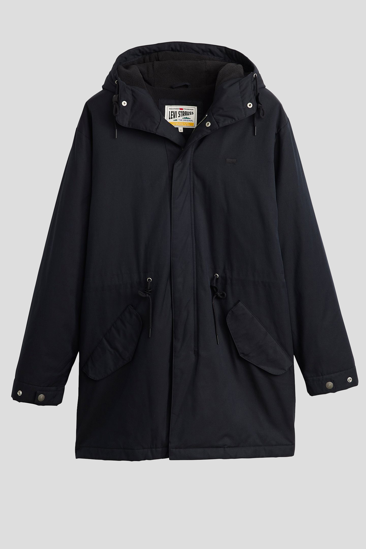 Мужская черная парка 2