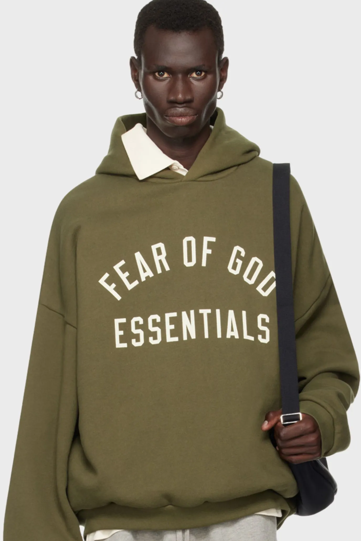 Fear Of God Essentials Fleece Hoodie Military 1