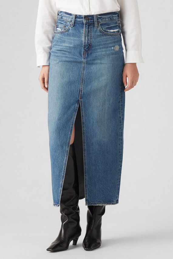 Женская синяя джинсовая юбка Levi's