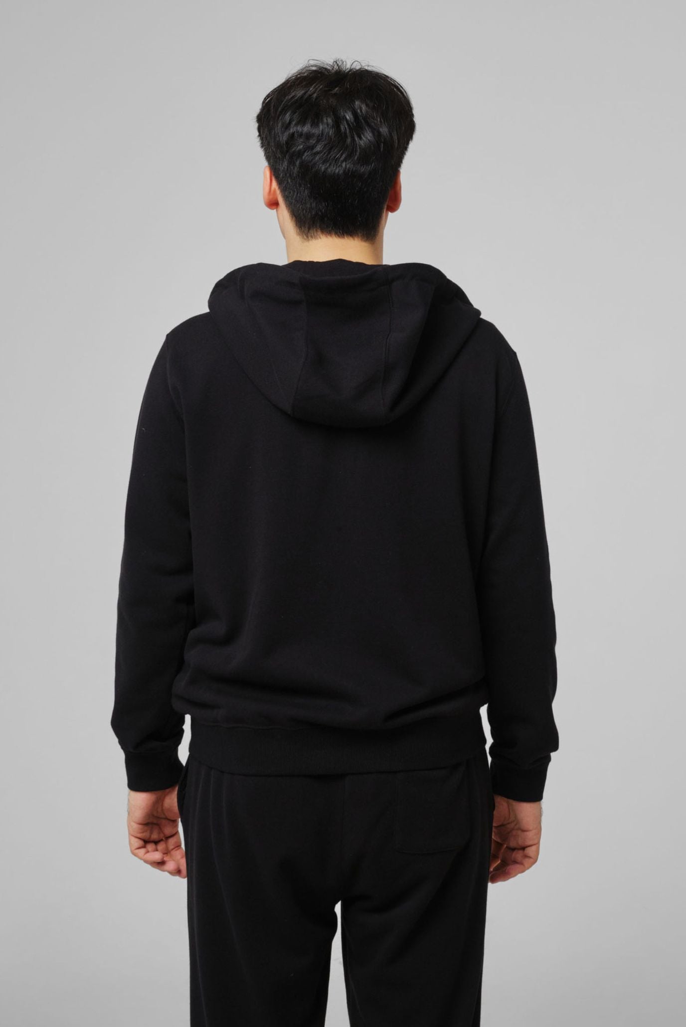 Черная кофта на замке ARGYMAQ (Унисекс) 4