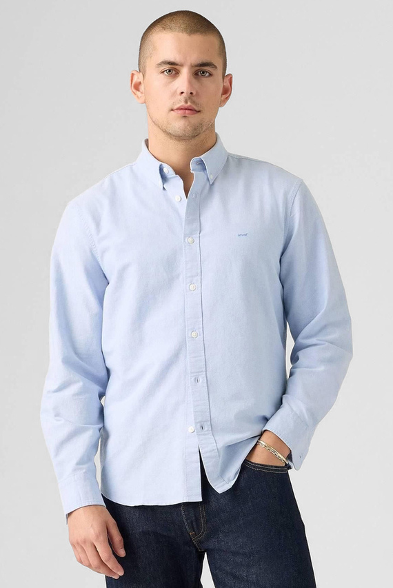 Мужская голубая рубашка Levi's