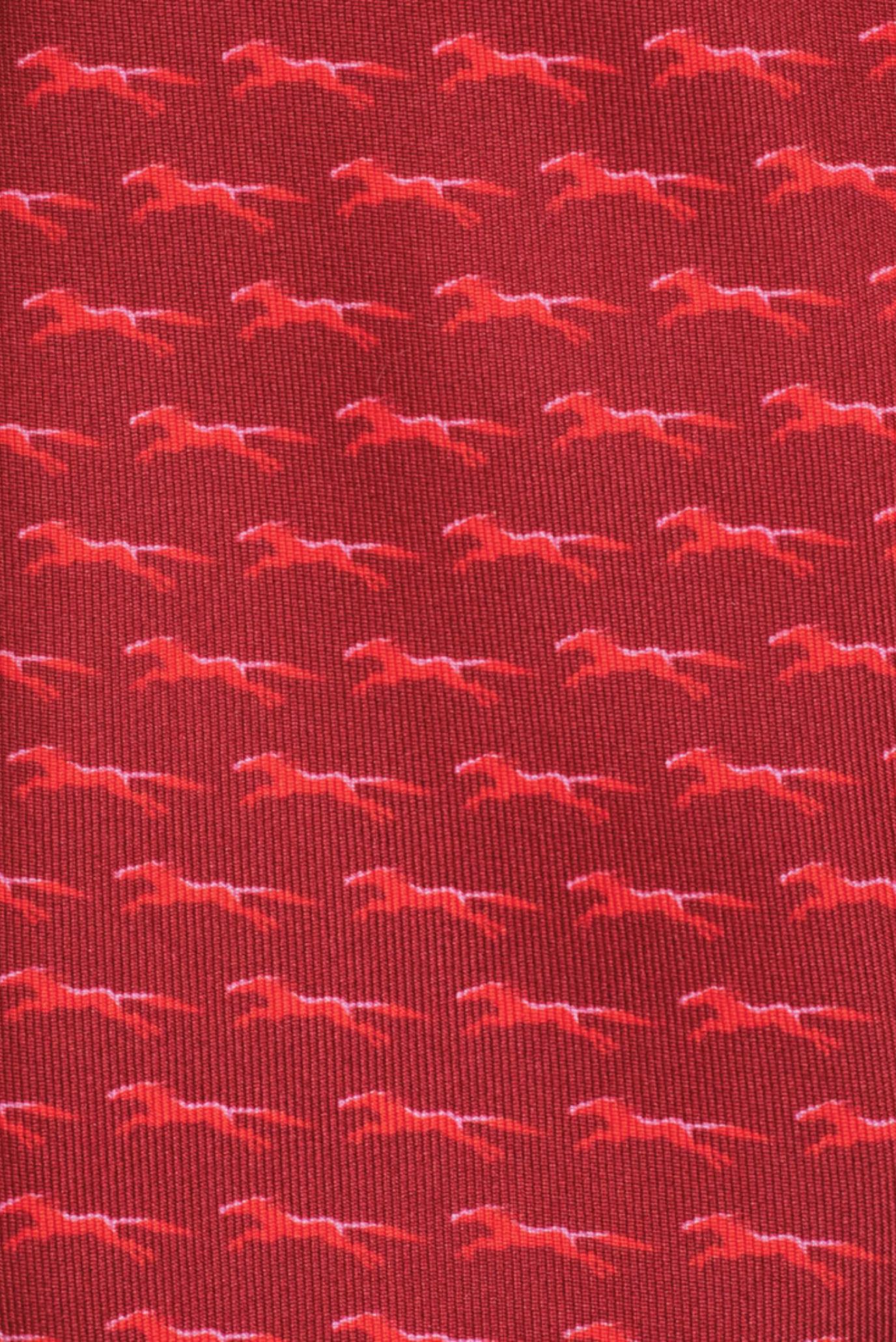 Мужской красный шелковый галстук 5