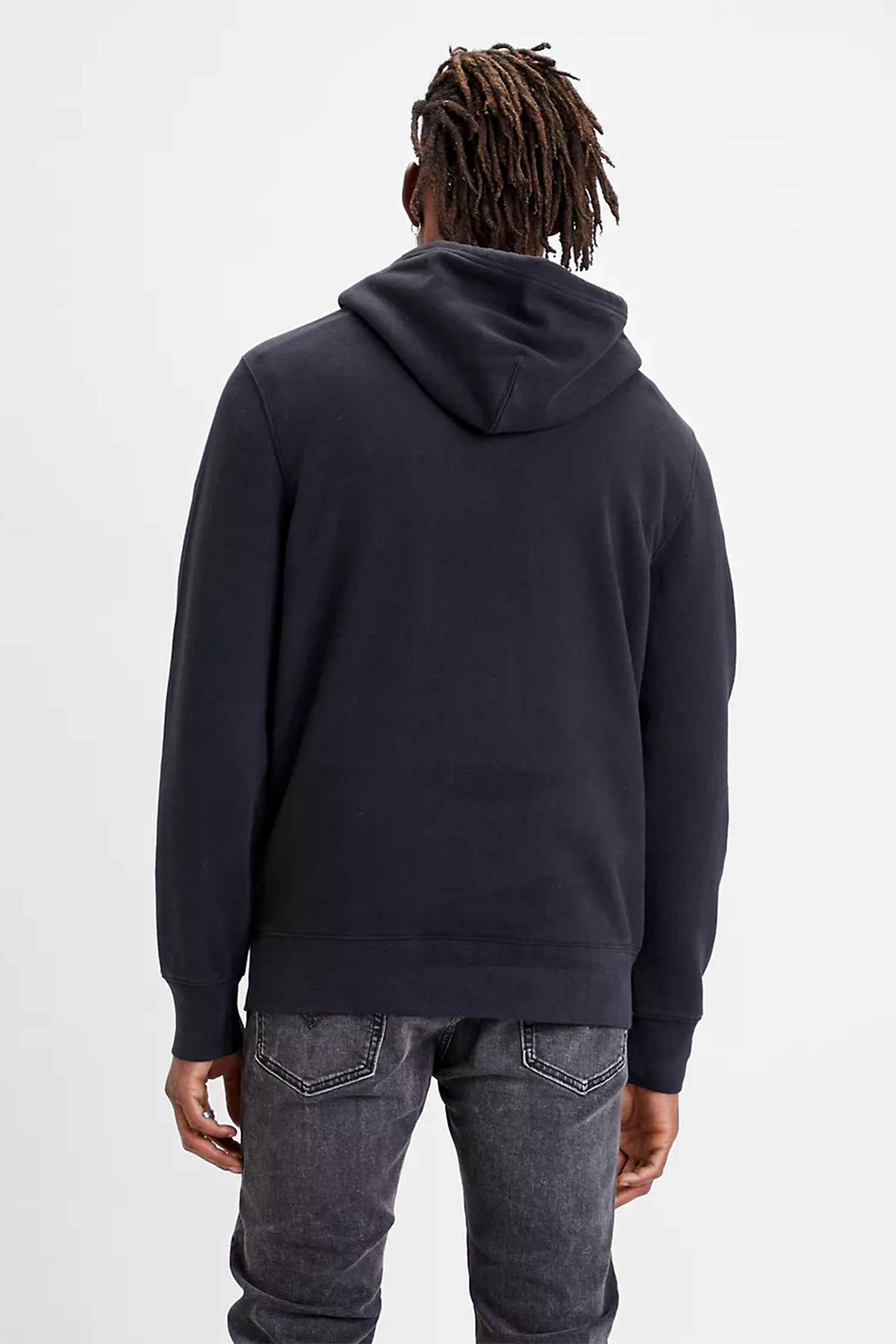 Мужское черное худи 2