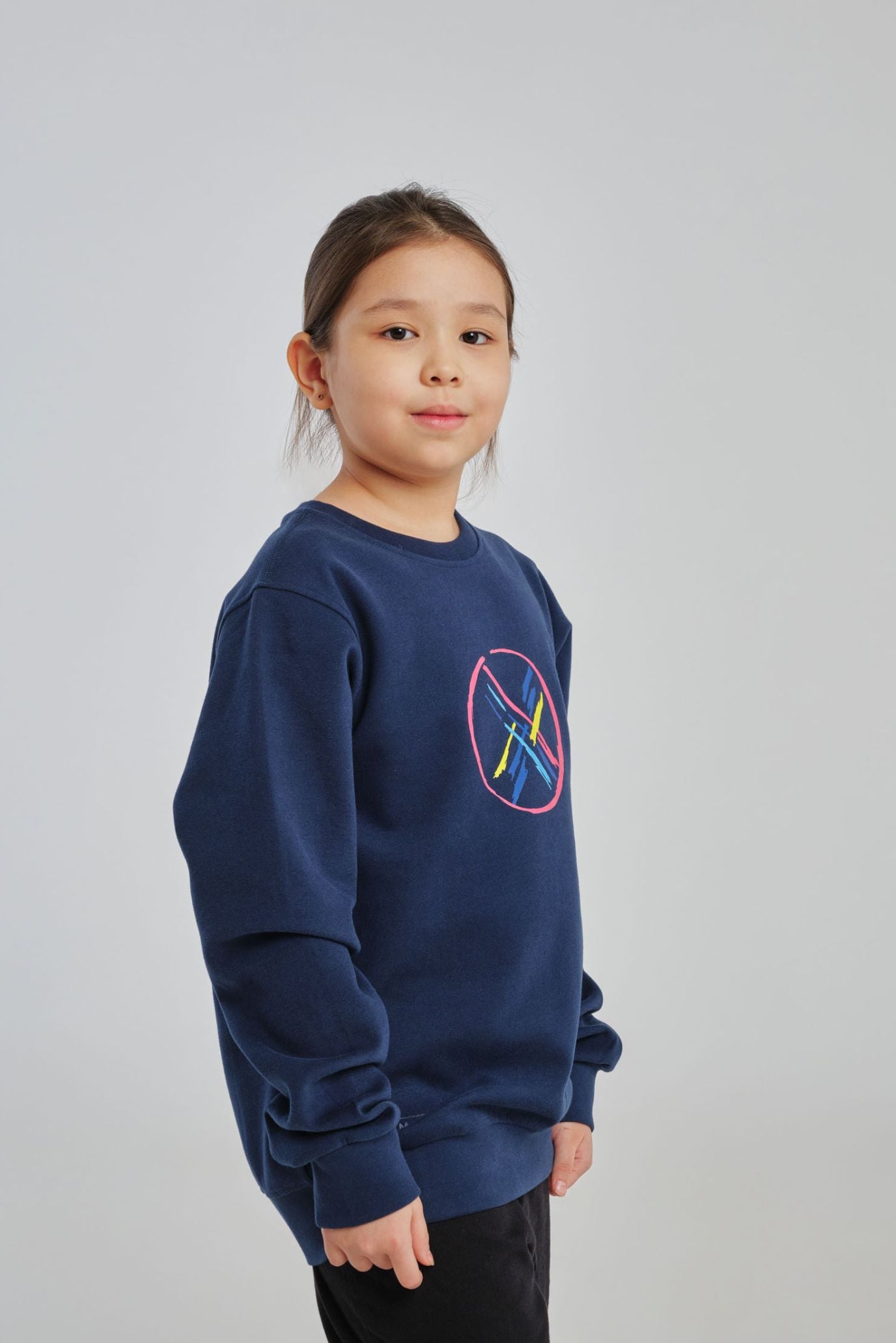 Детский синий свитшот 2