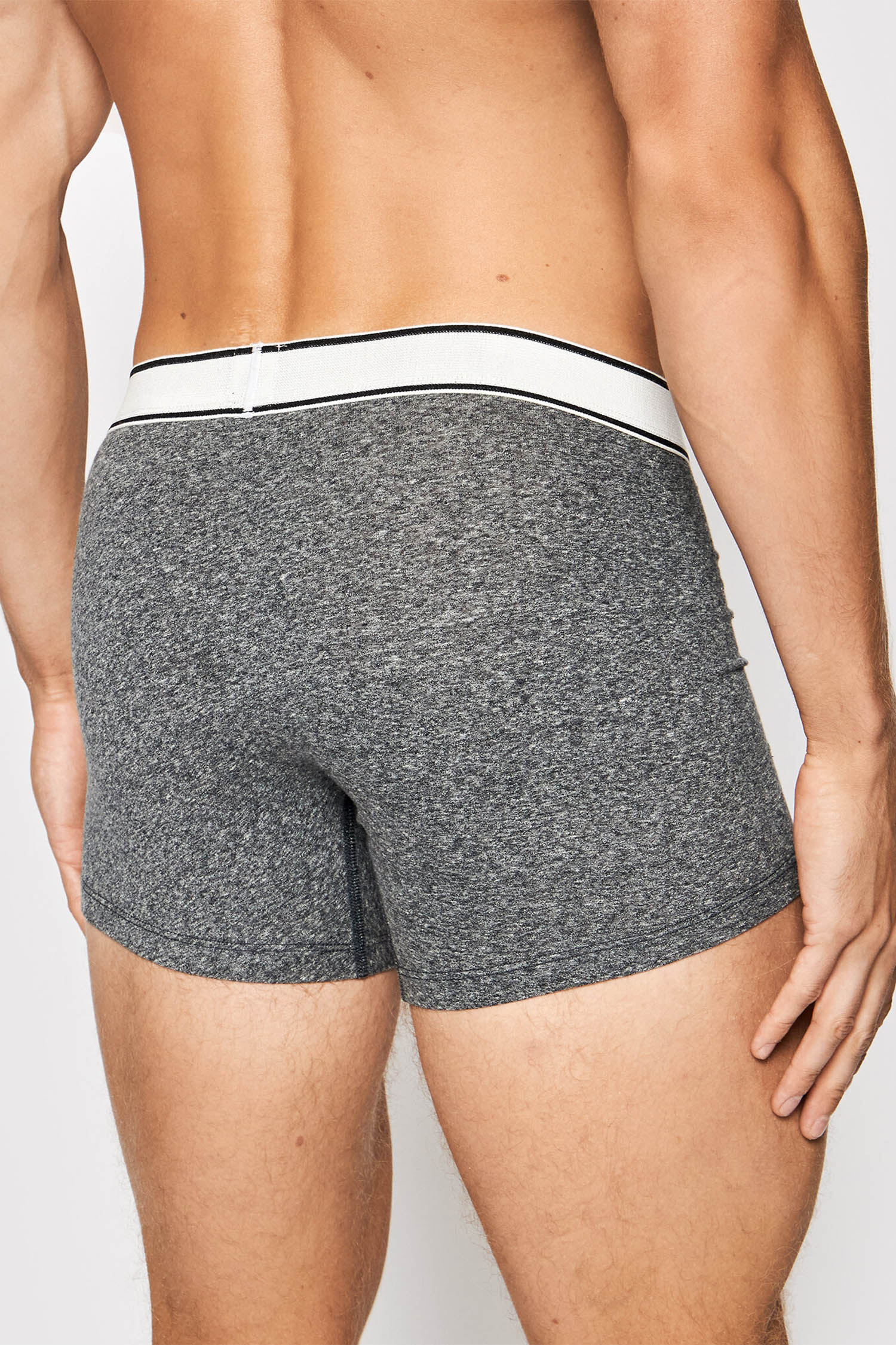 Мужские серые боксеры (2 шт) 5