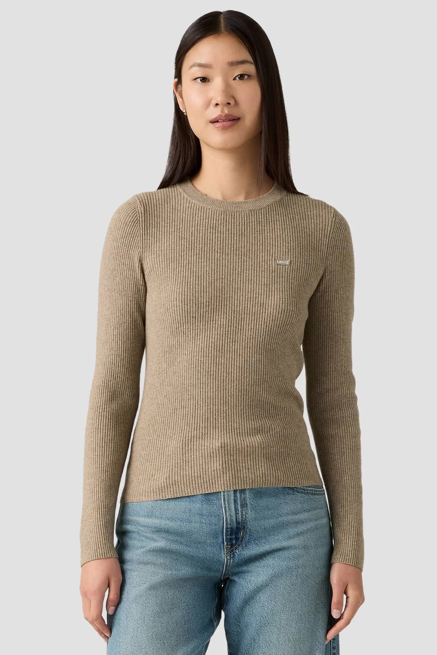 Женский бежевый джемпер 1