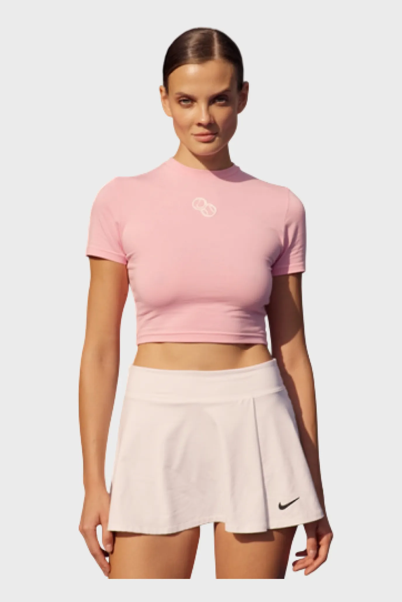 Футболка Sabe Tennis Logo T-Shirt Slim Pink 1