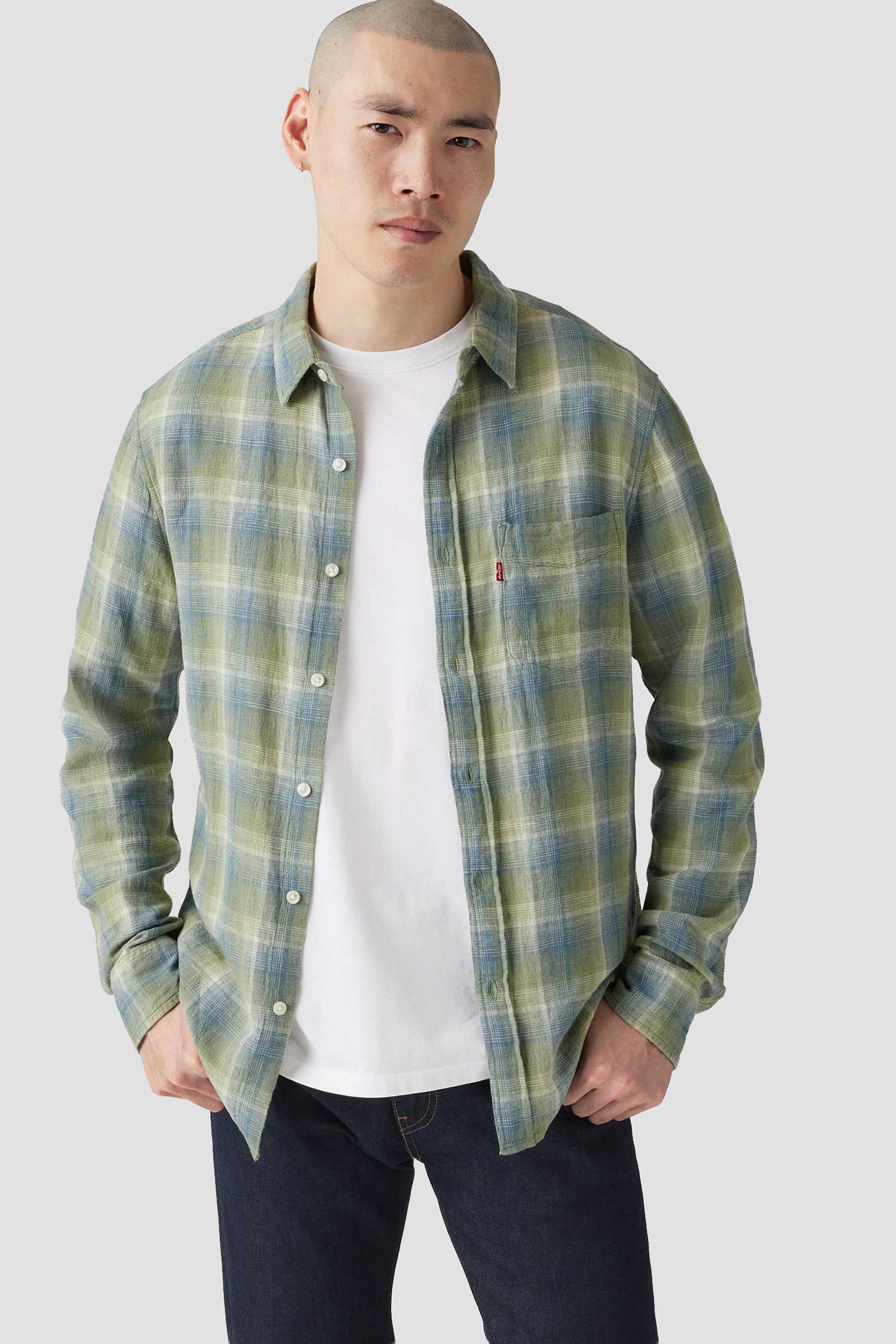 Мужская рубашка в клетку 4