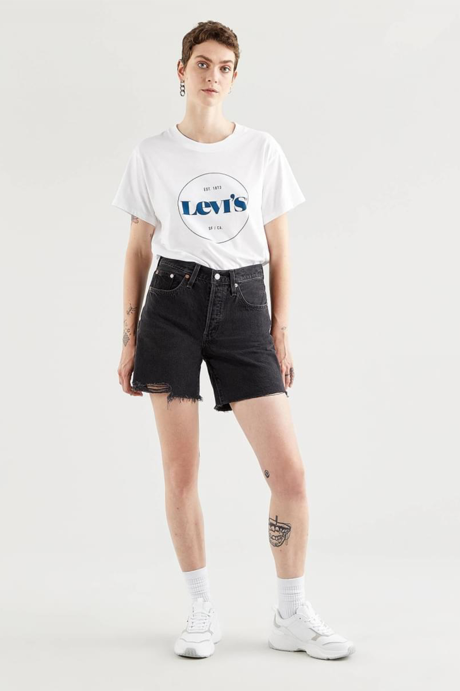 Женские черные джинсовые шорты 501®Levi's Женские черные джинсовые шорты 501® 3