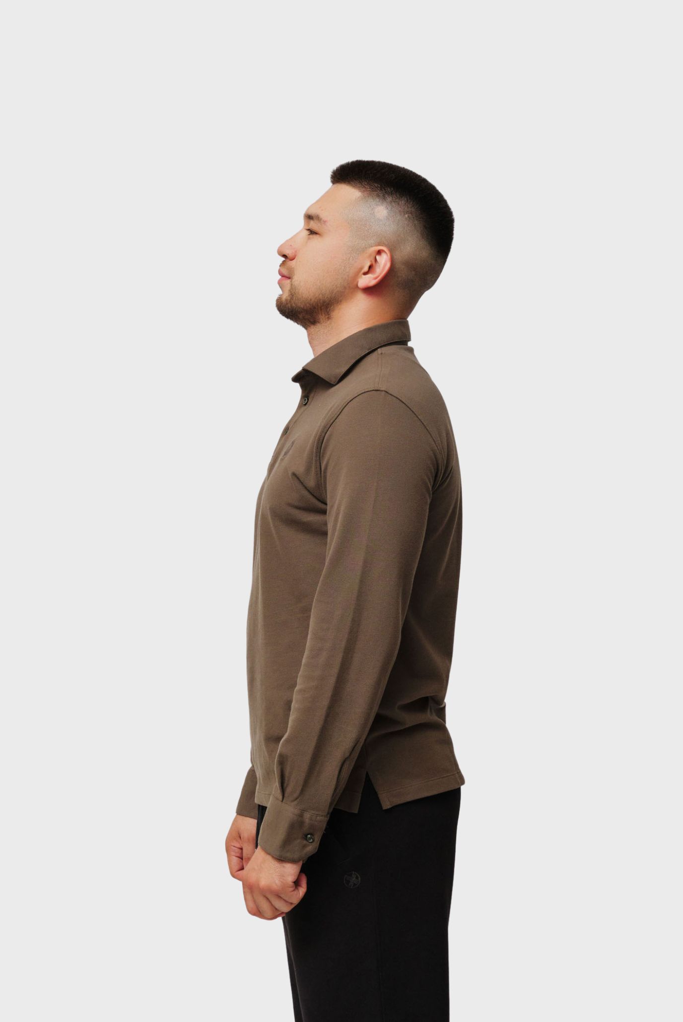 Мужское хаки поло 4