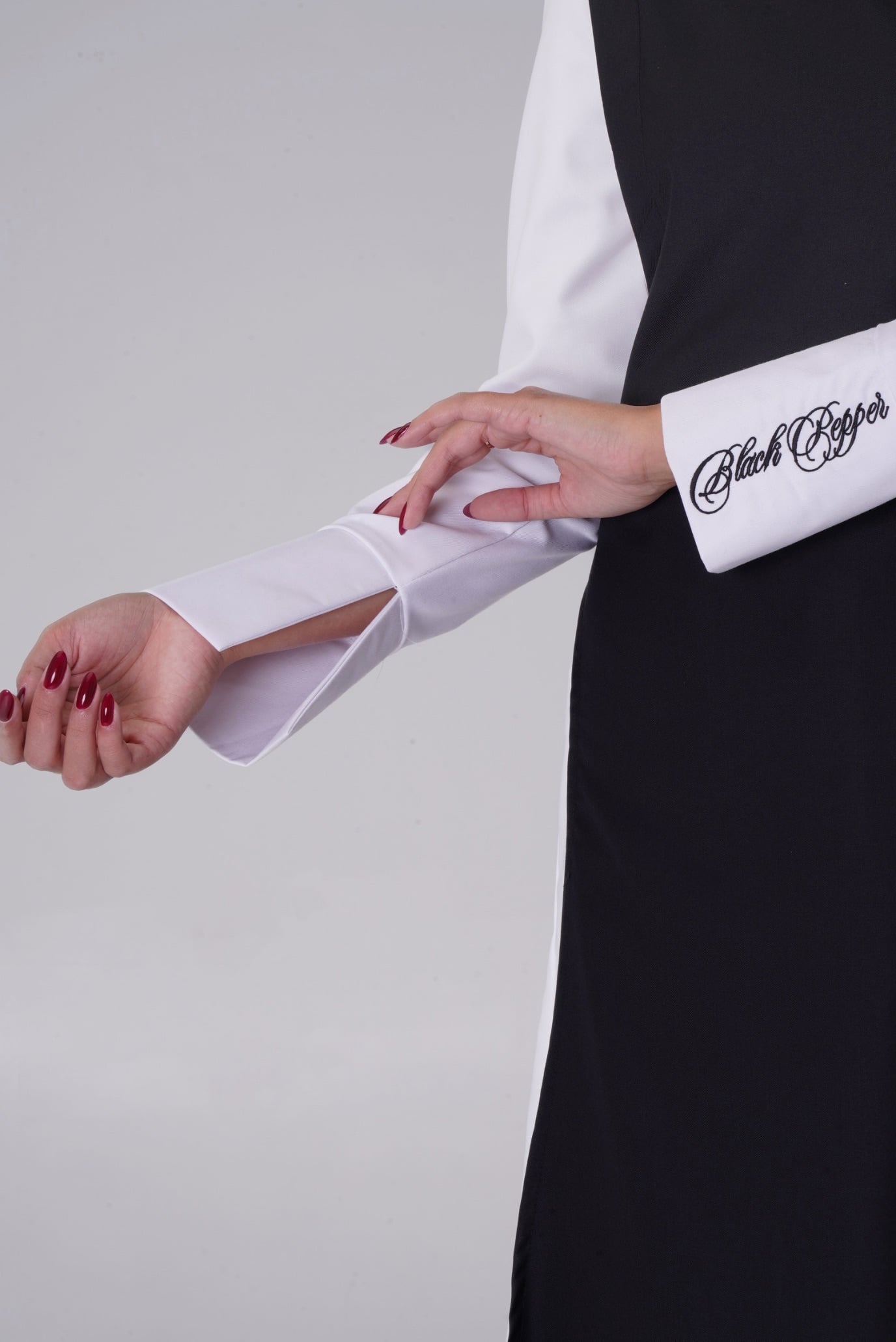 Женский черный костюм двойка 7