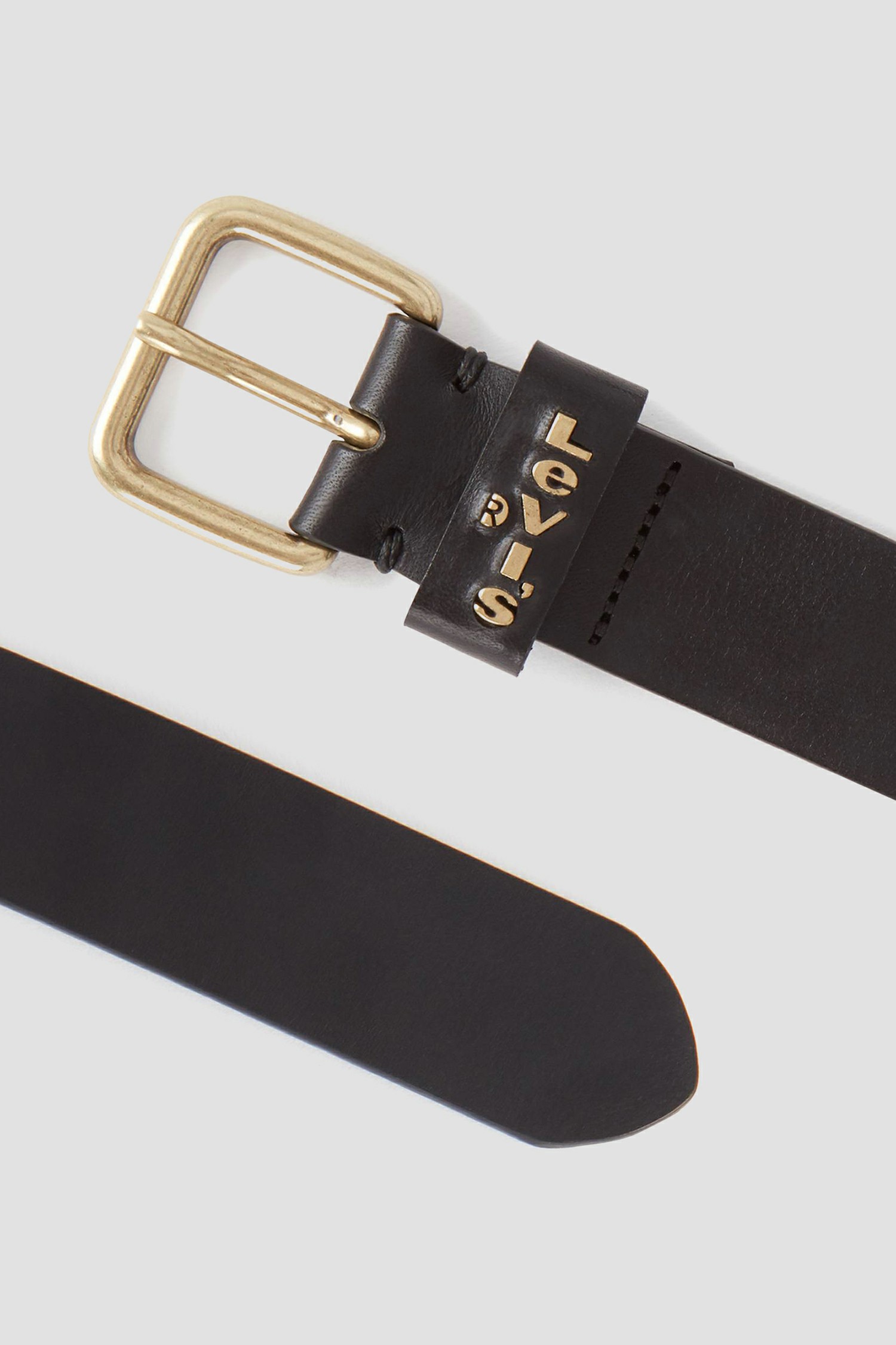 Женский черный кожаный ремень 2