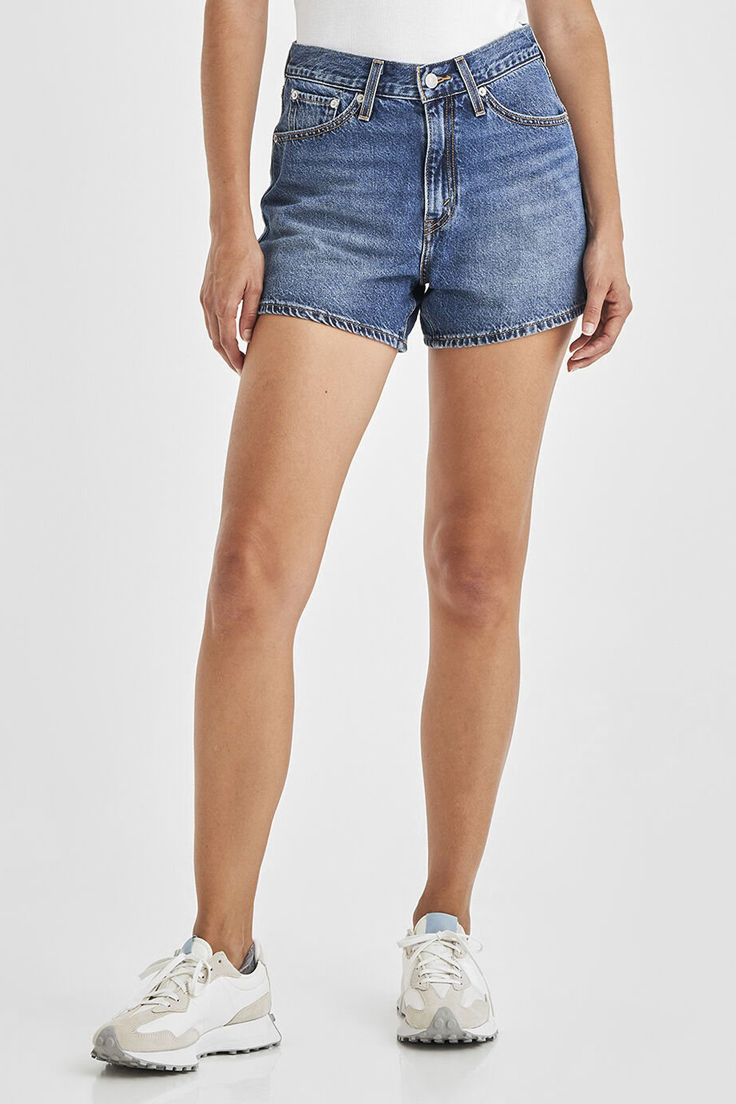 Женские синие джинсовые шорты 80's Mom 1