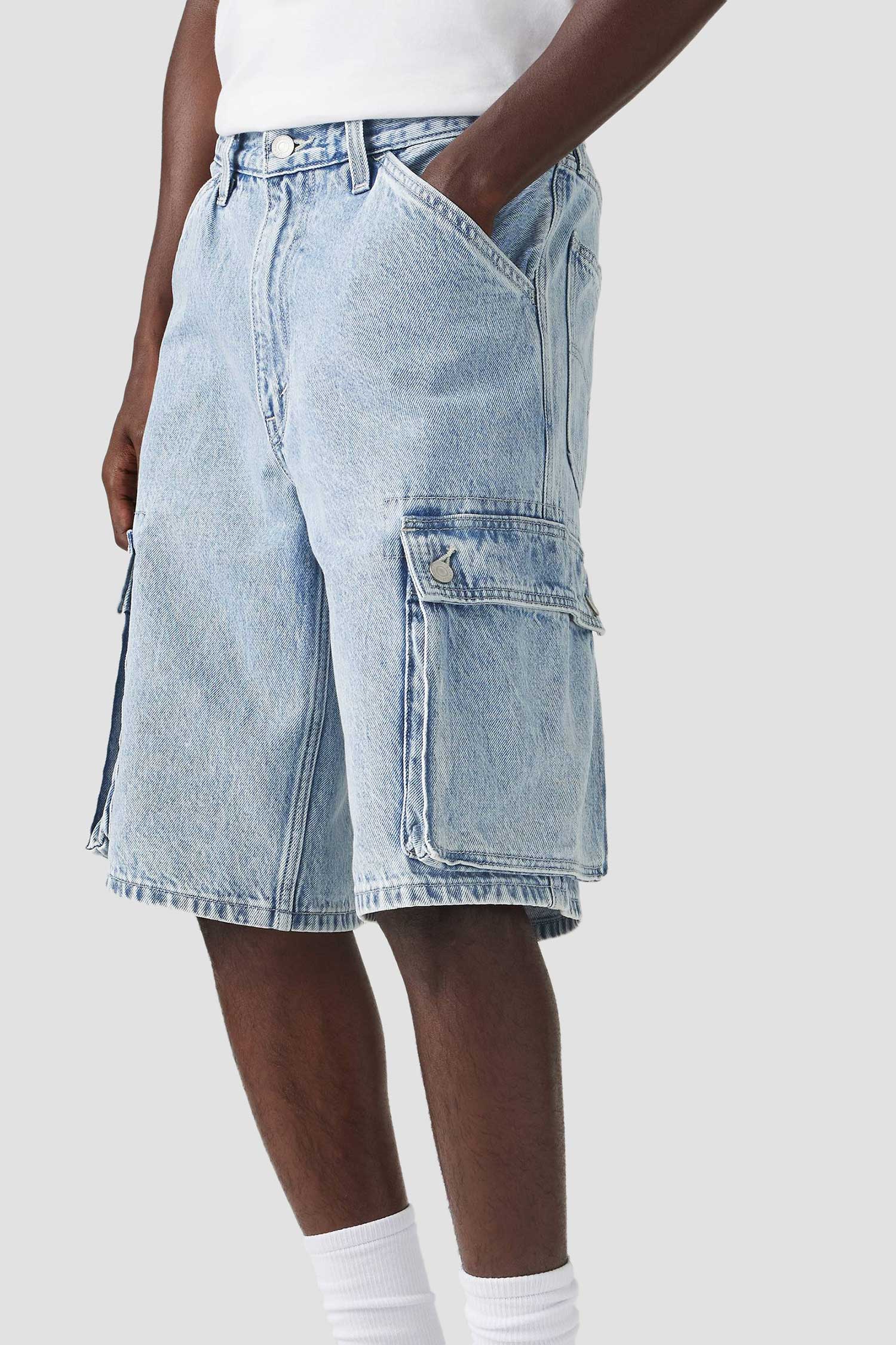 Мужские голубые джинсовые шорты 478™ Baggy Cargo 5