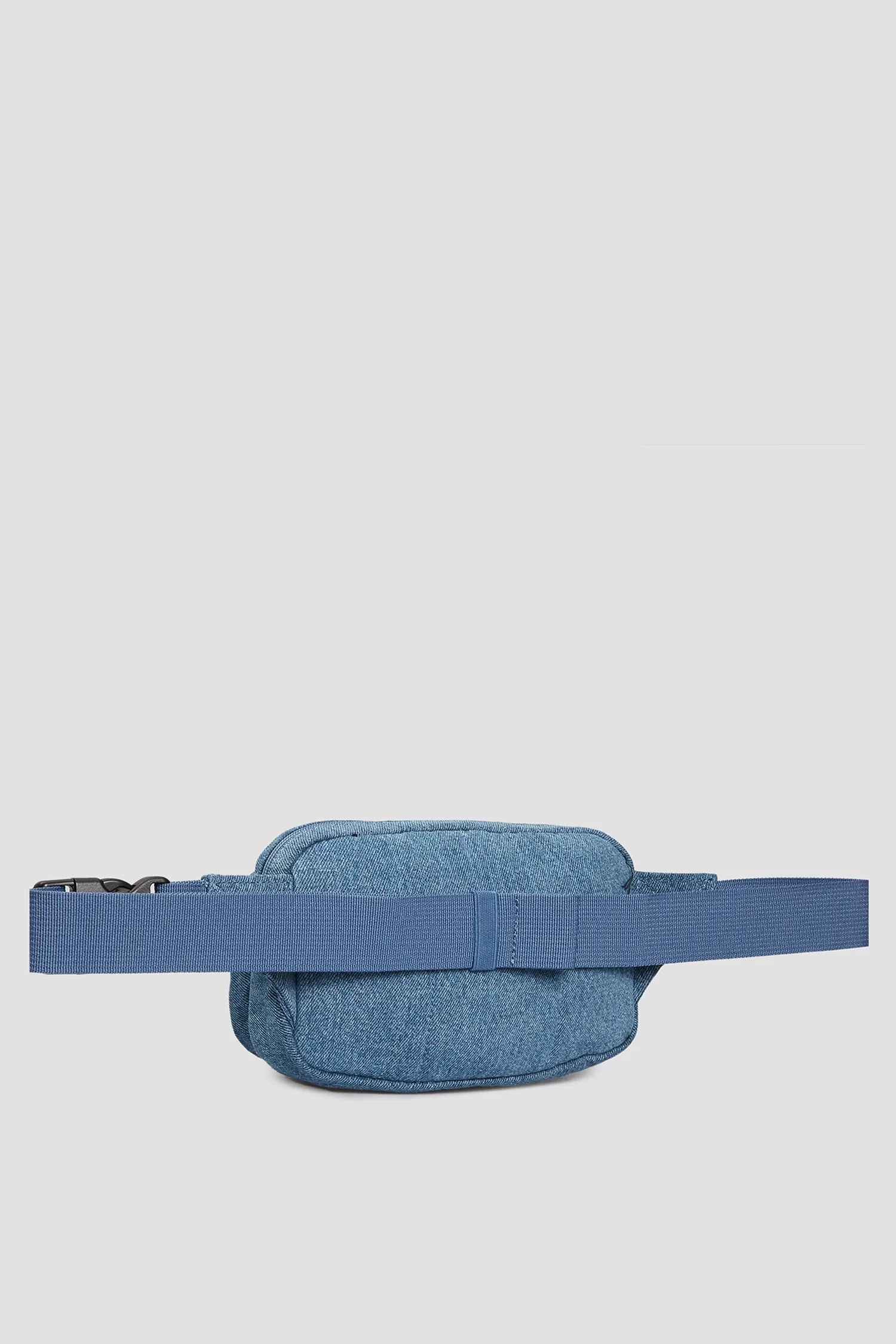Синяя джинсовая поясная сумка 2
