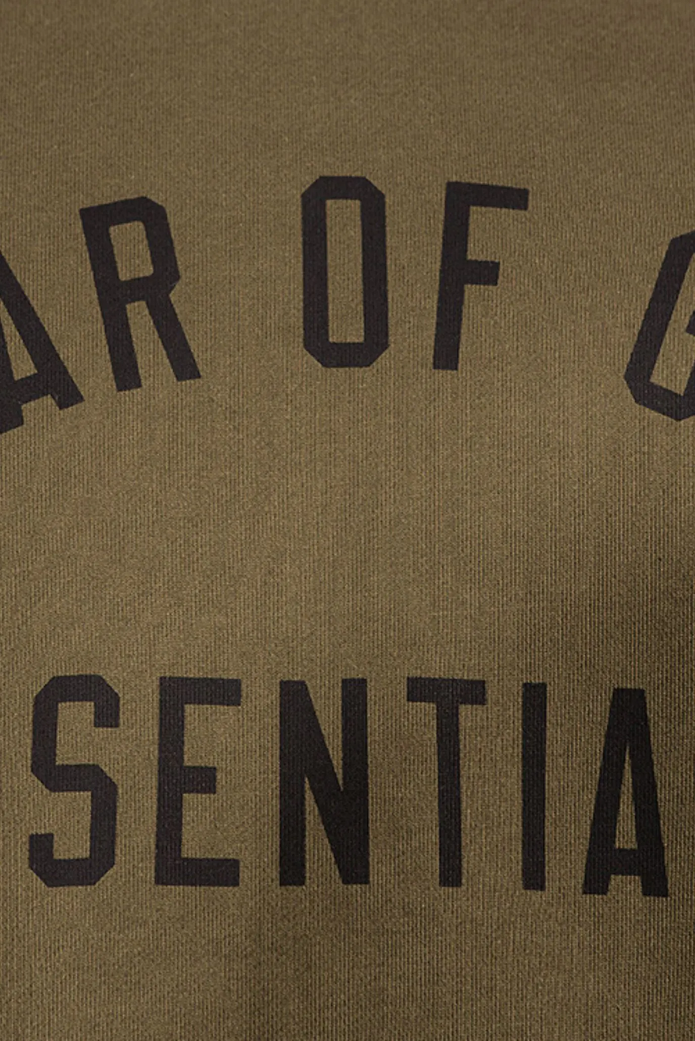 Fear Of God Essentials Fleece Hoodie Olive 5